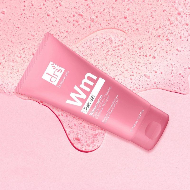 Advanced Watermelon Superfood 2-in-1 Cleanser & Makeup Remover with Glycolic Acid, Salicylic Acid & Lactic Acid 100ml