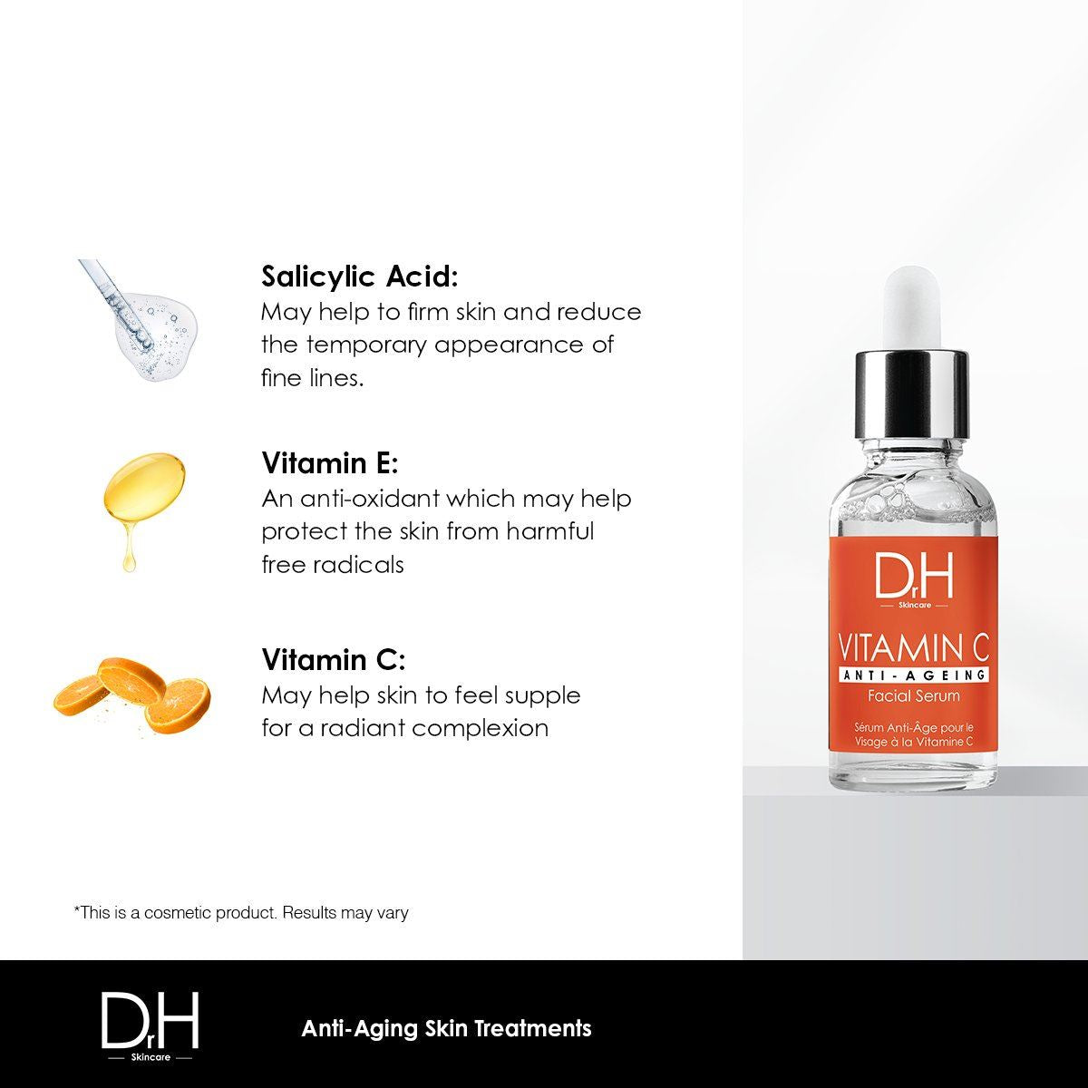 Sérum visage anti-âge à la vitamine C 30 ml