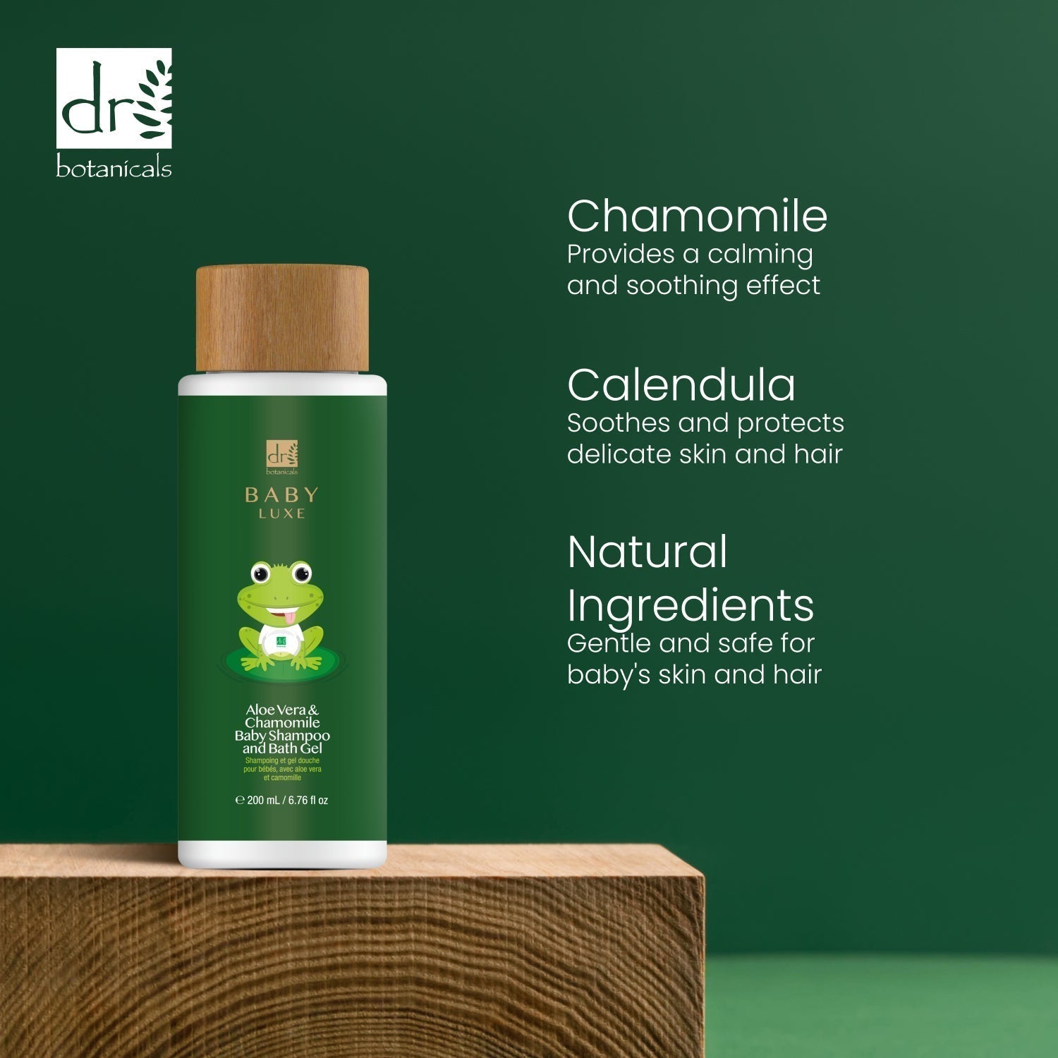 Baby Lux Aloe Vera & Chamomile Baby Shampoo & Bath Gel 200ml