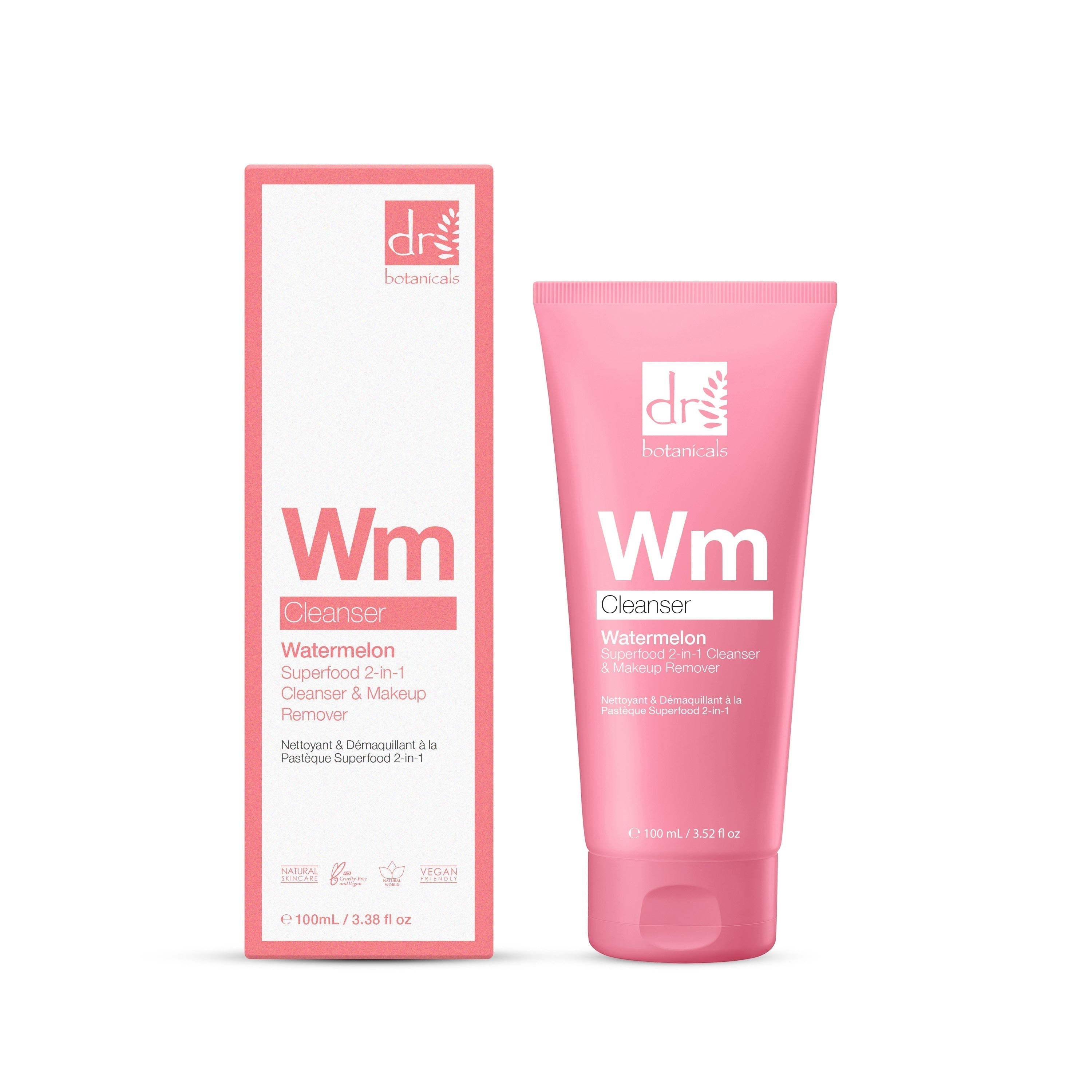 Advanced Watermelon Superfood 2-in-1 Cleanser & Makeup Remover with Glycolic Acid, Salicylic Acid & Lactic Acid 100ml