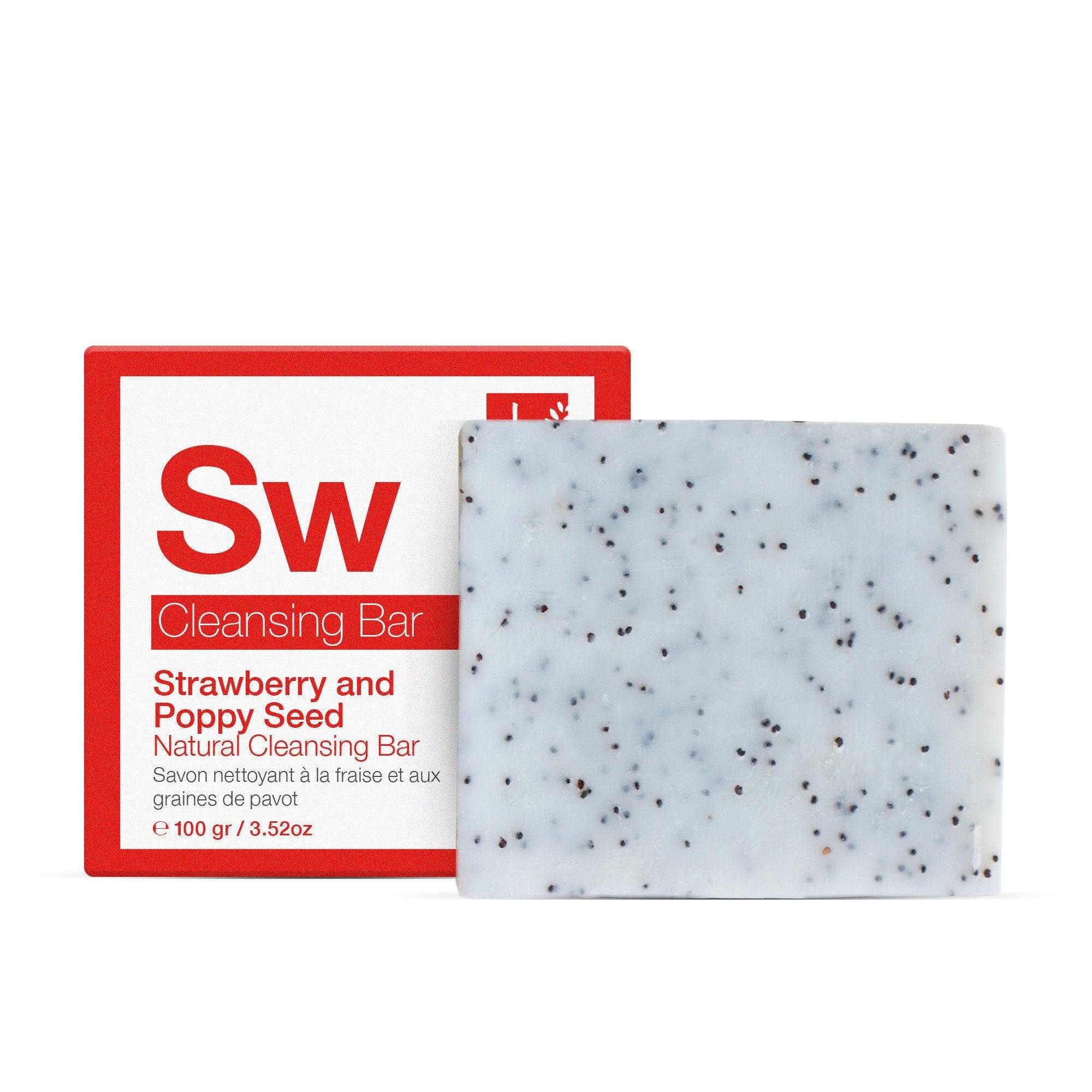 Advanced Strawberry & Poppy Seed Cleansing Bar 100g