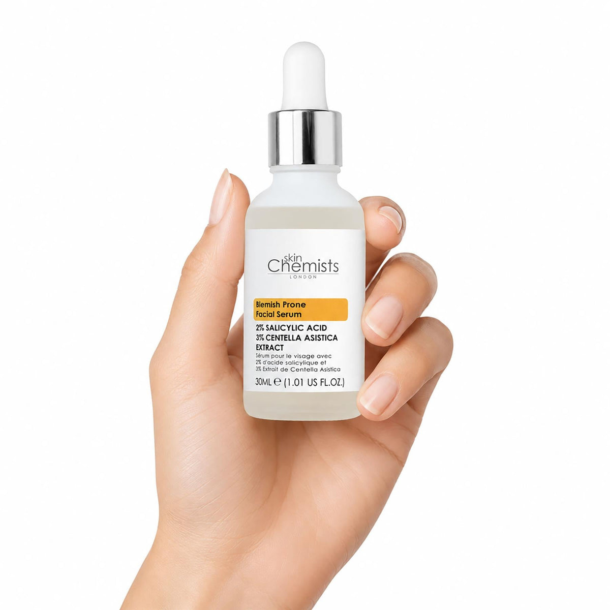 Sérum facial para pieles con tendencia a las imperfecciones con ácido salicílico al 2% y Centella asiatica al 3% 30ml