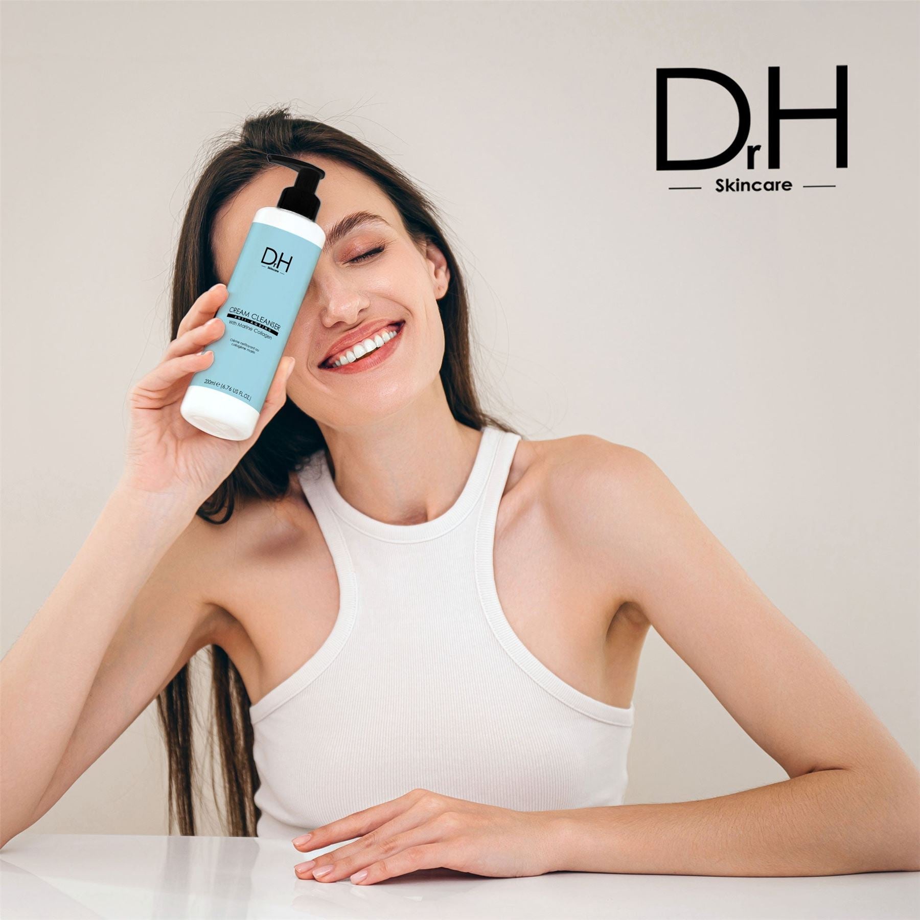 Dr H Anti-Ageing Cream Cleanser with Marine Collagen 200ml