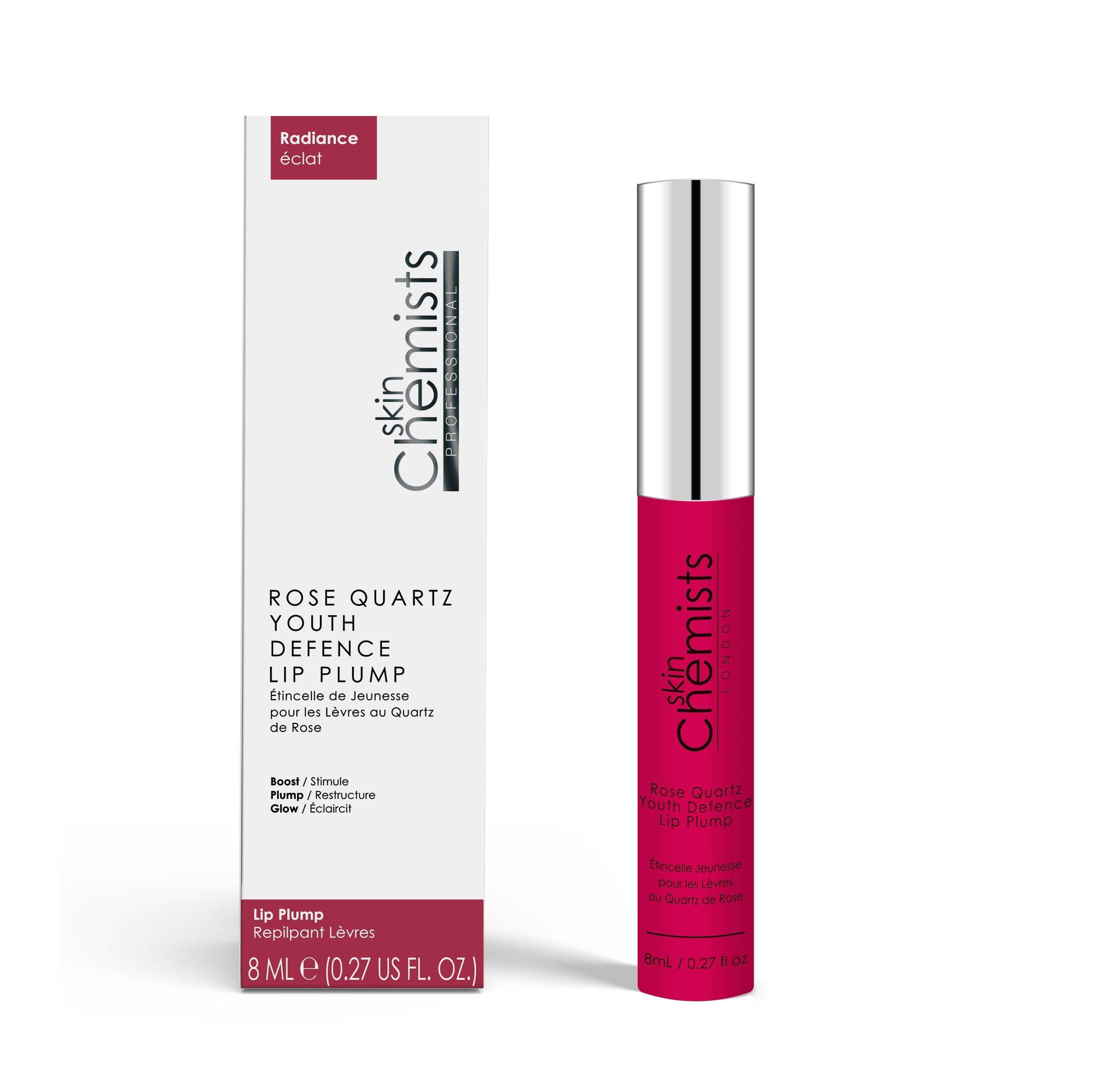 Rose Quartz Youth Defence Lip Plump 8ml Twin Value Savings Pack
