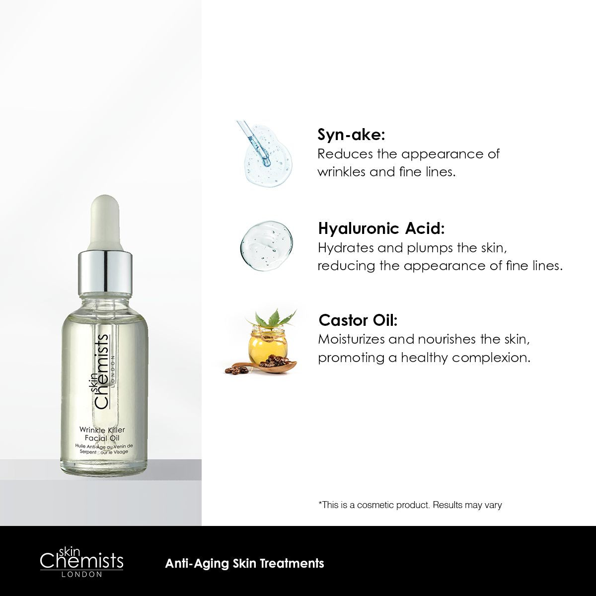 Faltenbekämpfendes Gesichtsöl 30 ml Doppelpack