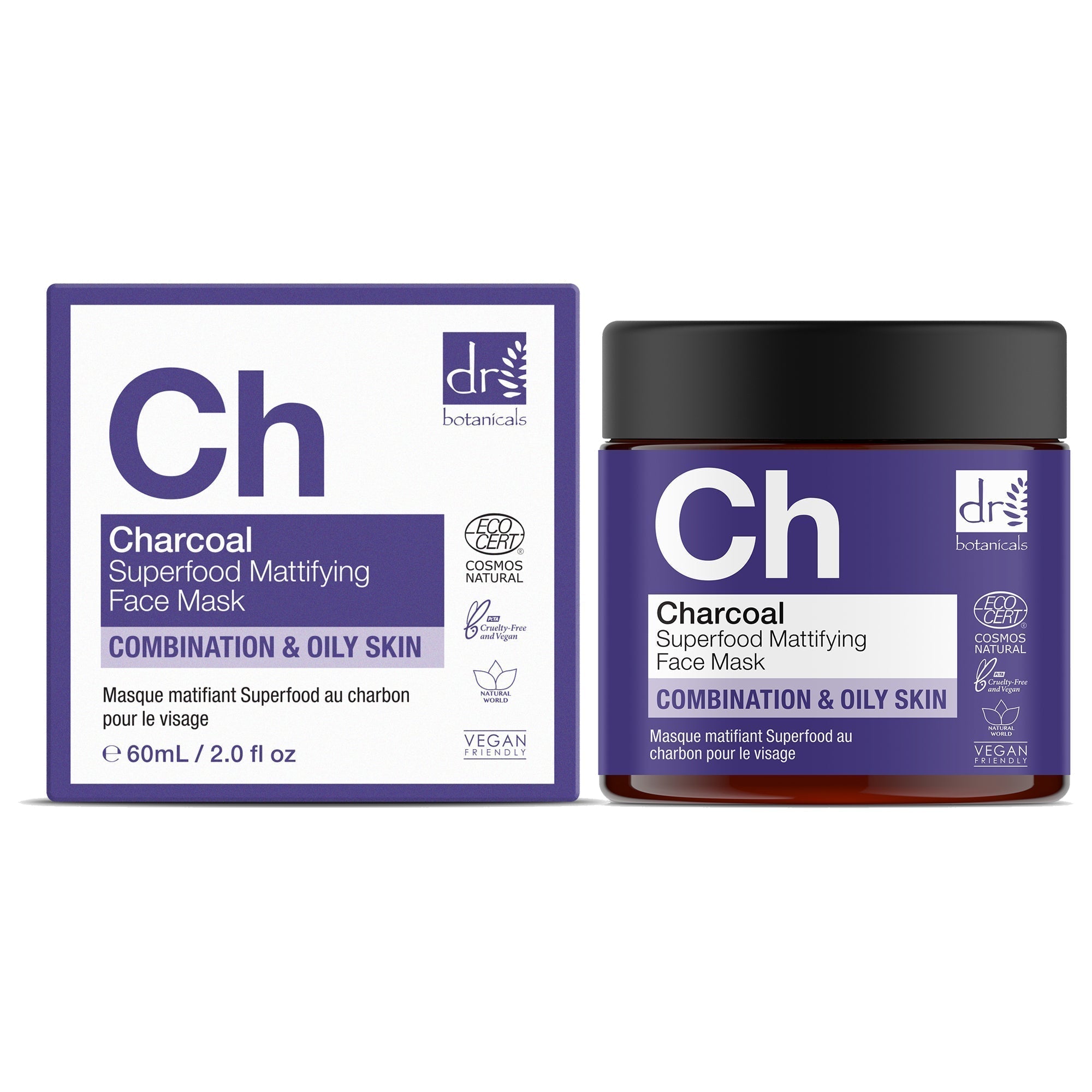 Anti-Ageing Charcoal Superfood Face Mask Duo