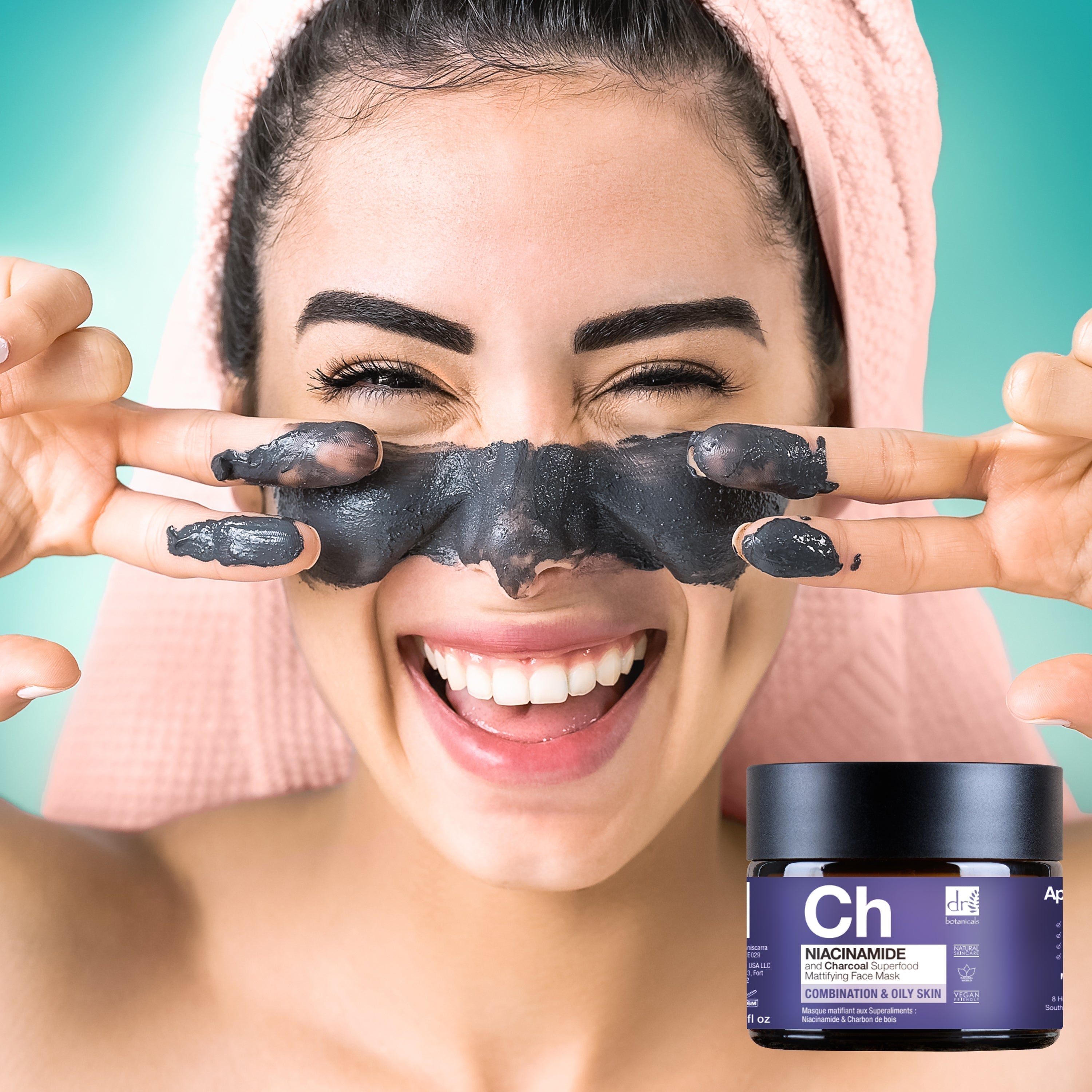 Anti-Ageing Charcoal Superfood Face Mask Duo