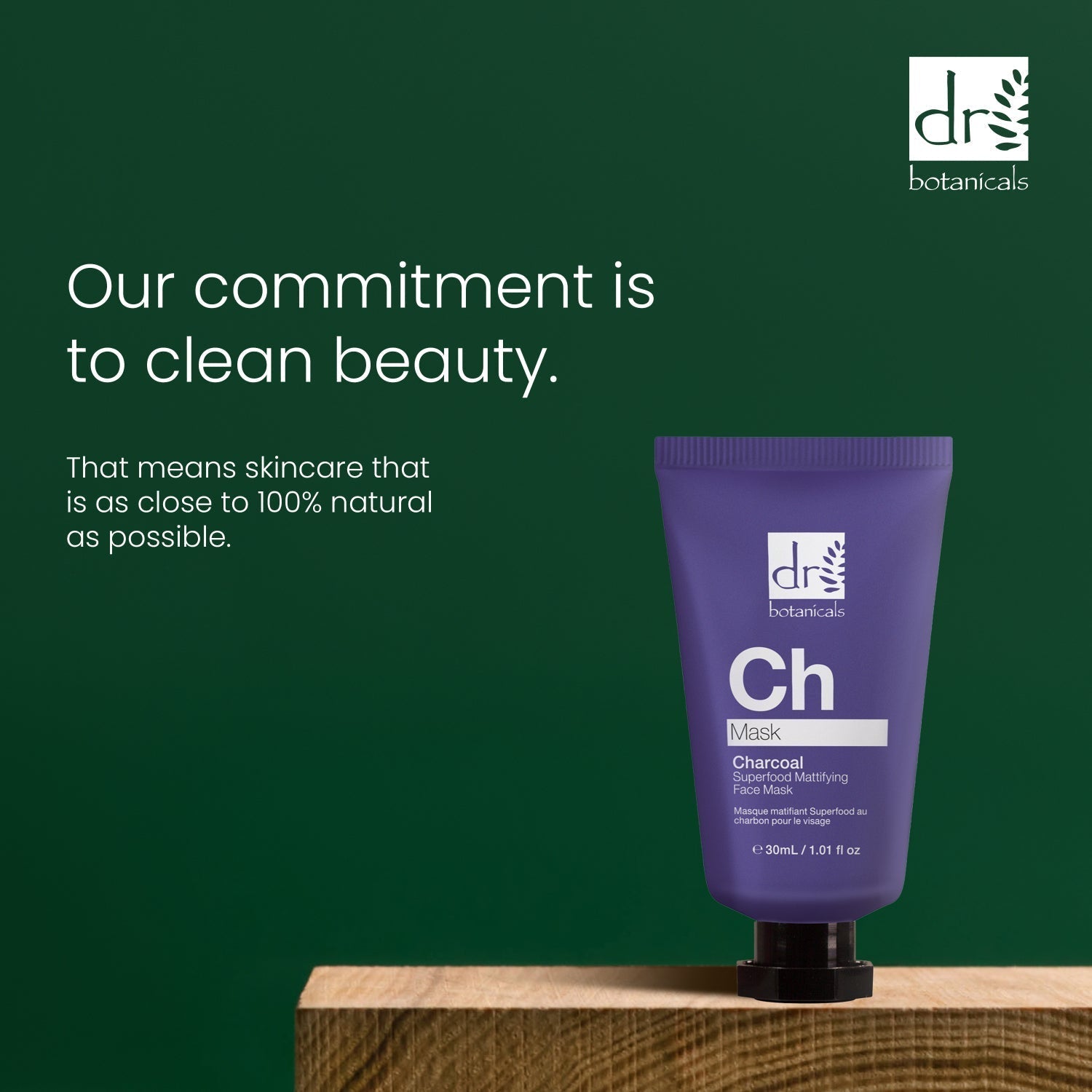 Advanced Charcoal Superfood Mattifying Face Mask 30ml