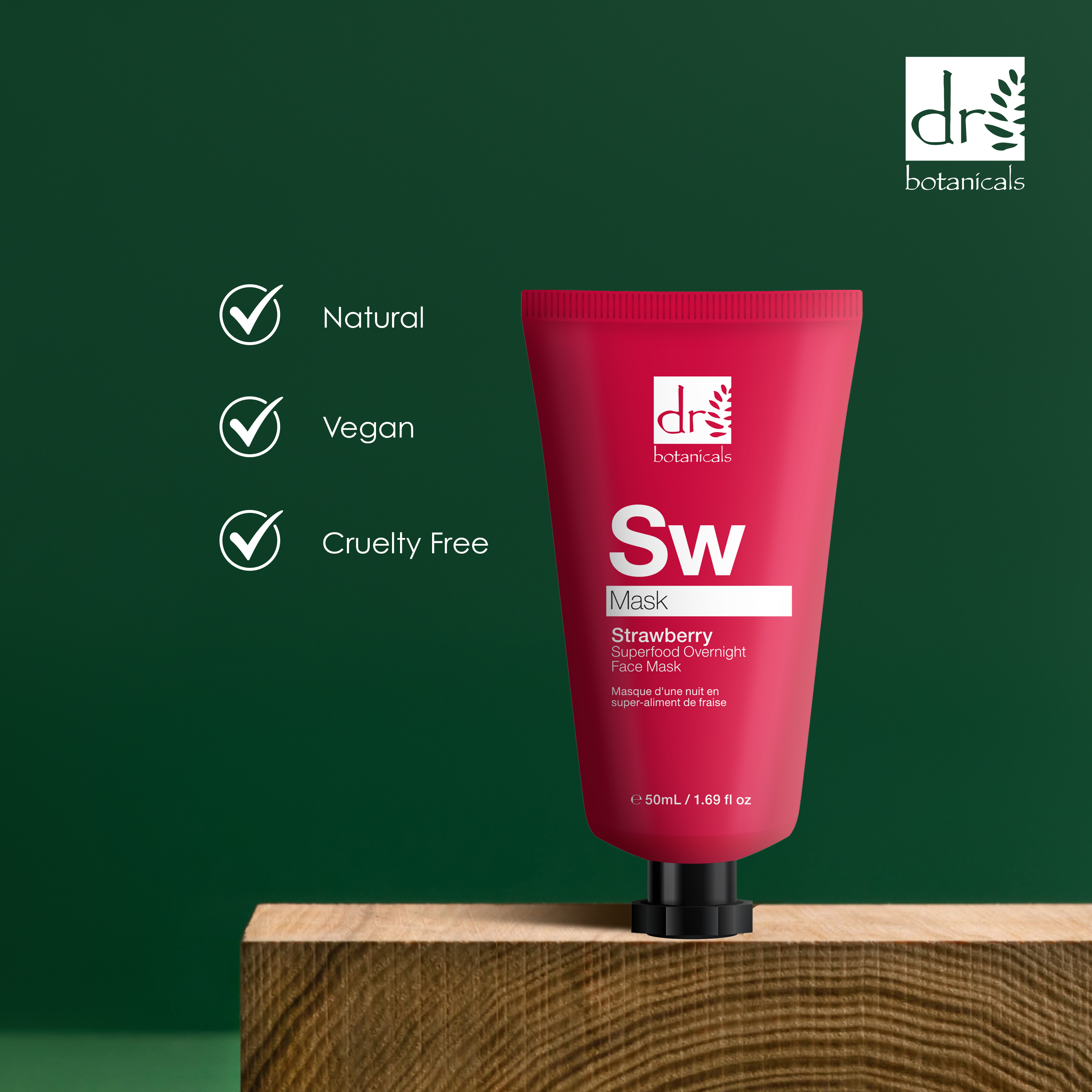 Strawberry Overnight Face Mask 50ml