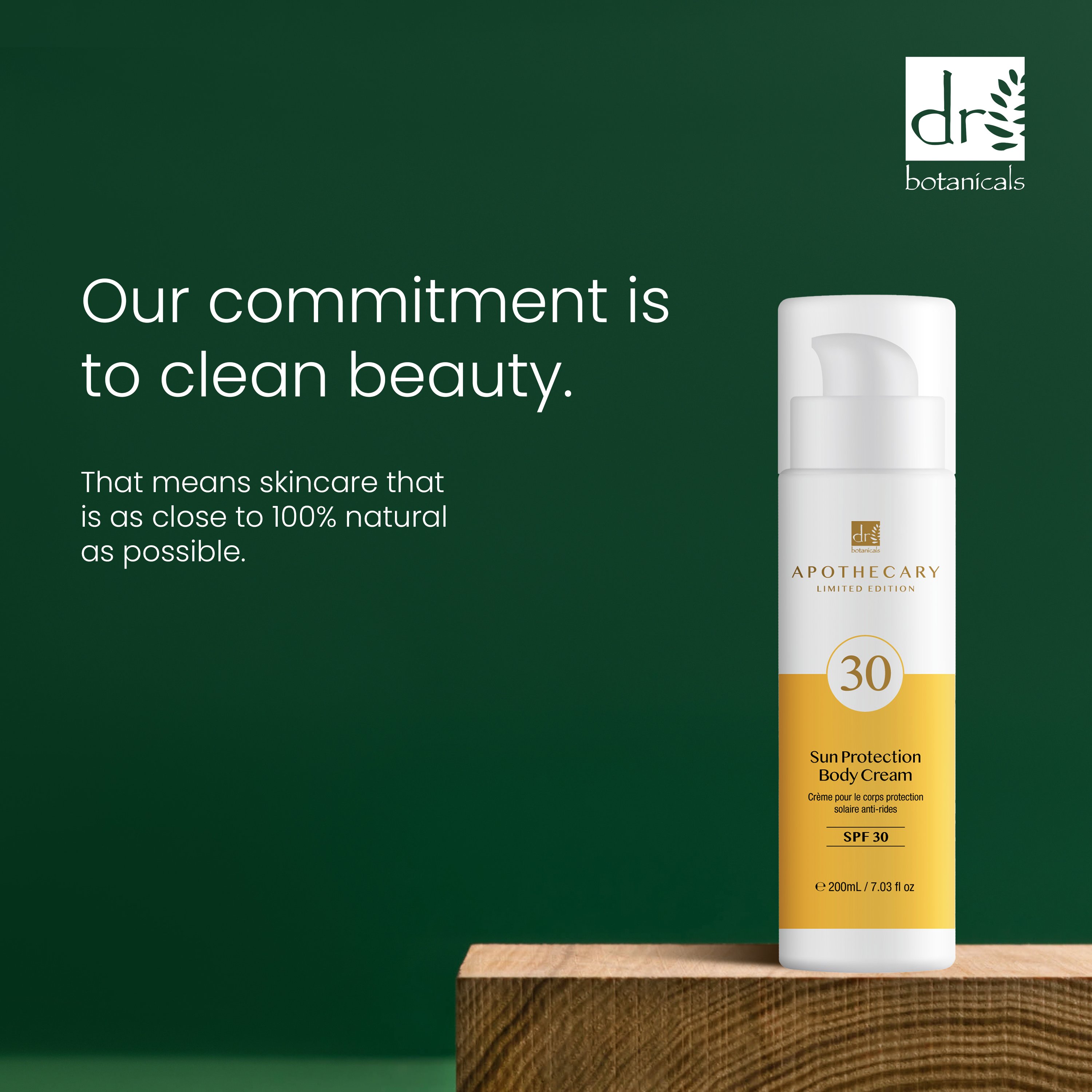 SPF 30 Body Cream 200ml