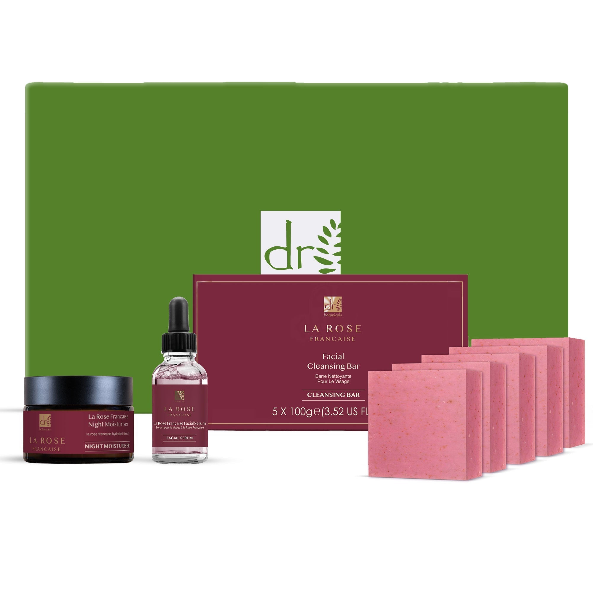 Anti-Ageing La Rose Française Evening Skincare Women's Deluxe Gift Set