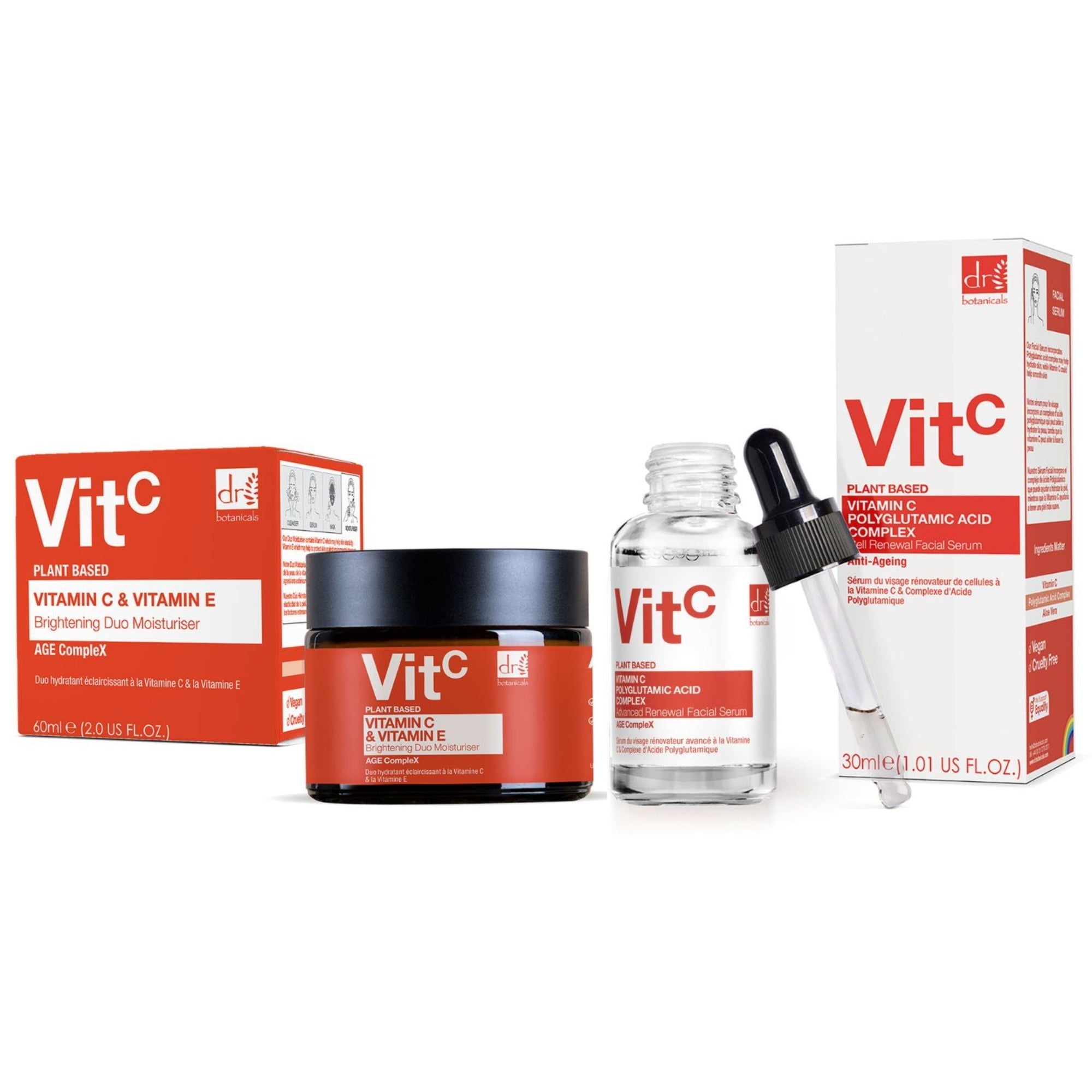Anti-Ageing Vitamin C Duo Moisturiser & Advanced Facial Serum Kit