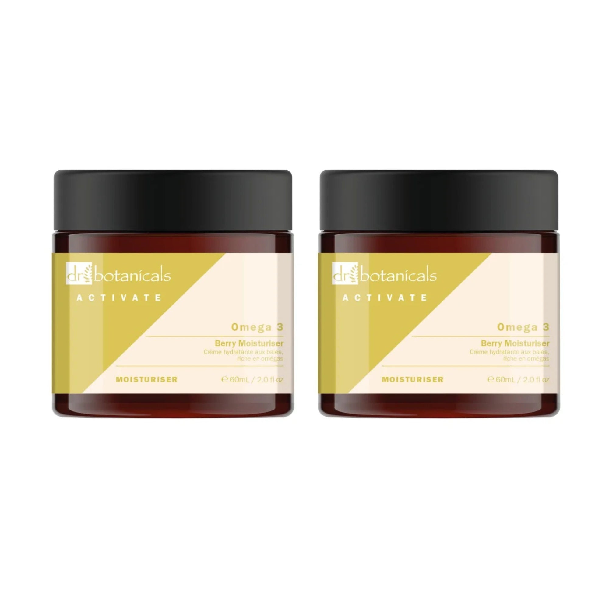 Activate Omega 3 Berry Moisturiser 60ml Twin Value Savings Pack