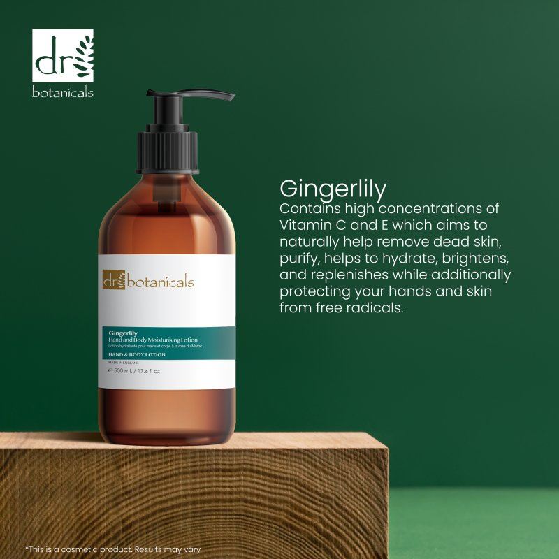 Lotion hydratante pour les mains et le corps Gingerlily 500 ml