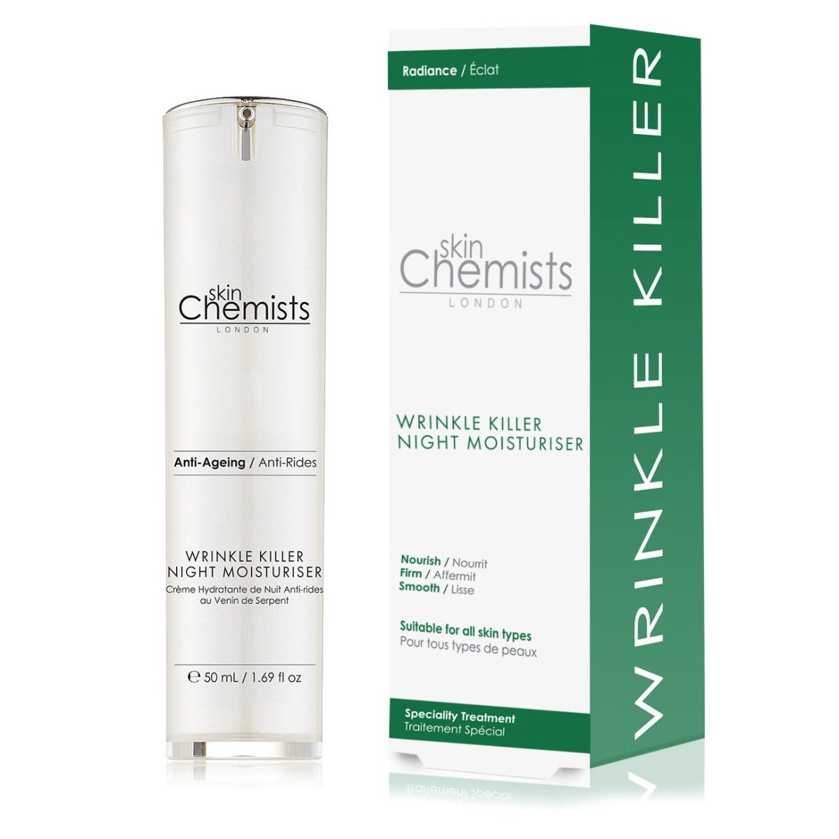 Crème de nuit anti-âge Wrinkle Killer 50 ml