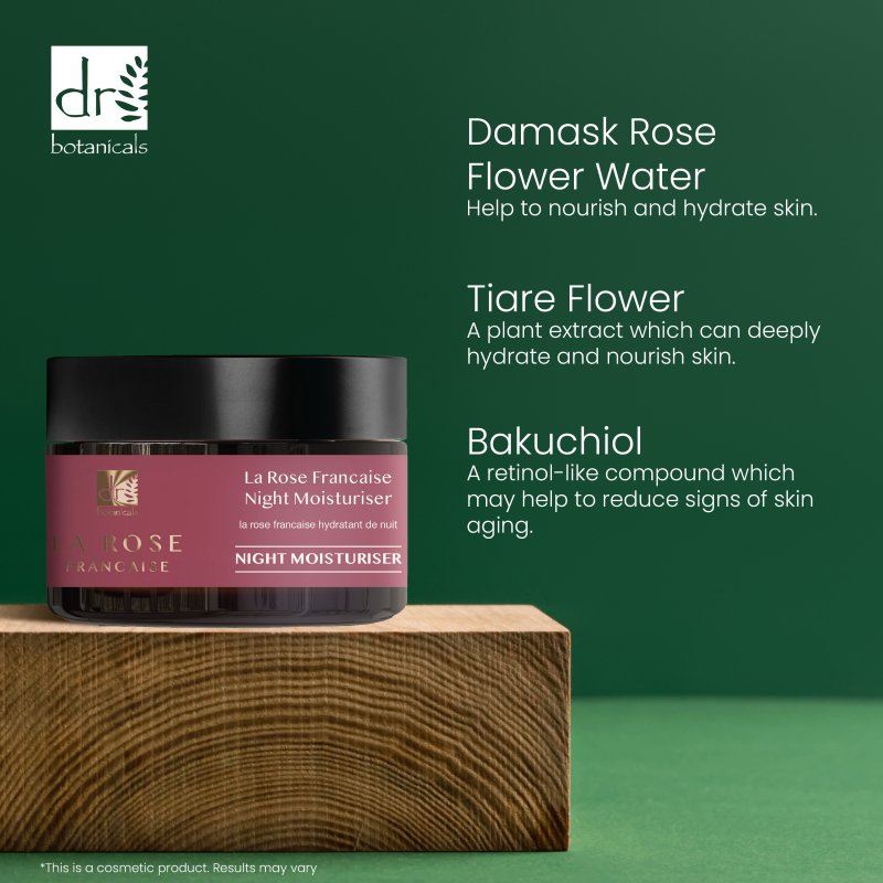 La Rose Française Crème Hydratante de Nuit 50 ml