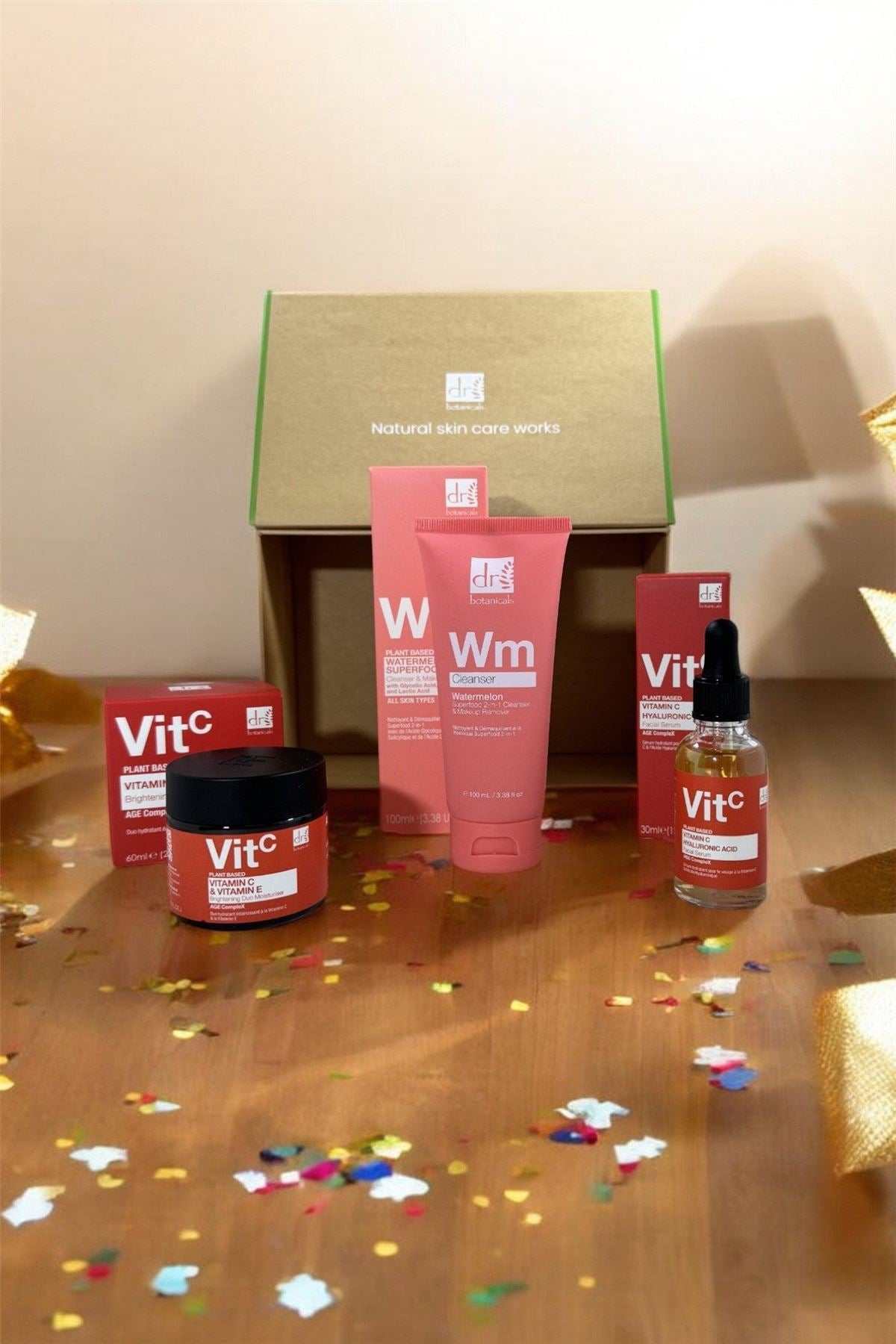 Coffret cadeau pour employé vedette, soin anti-âge à la vitamine C