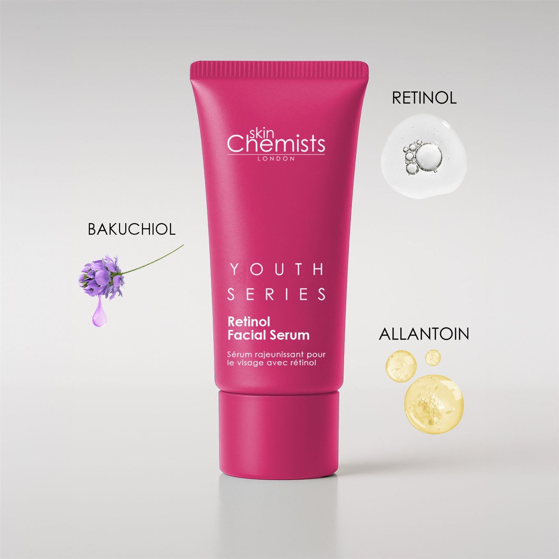 Sérum visage au rétinol et au bakuchiol Youth Series 30 ml
