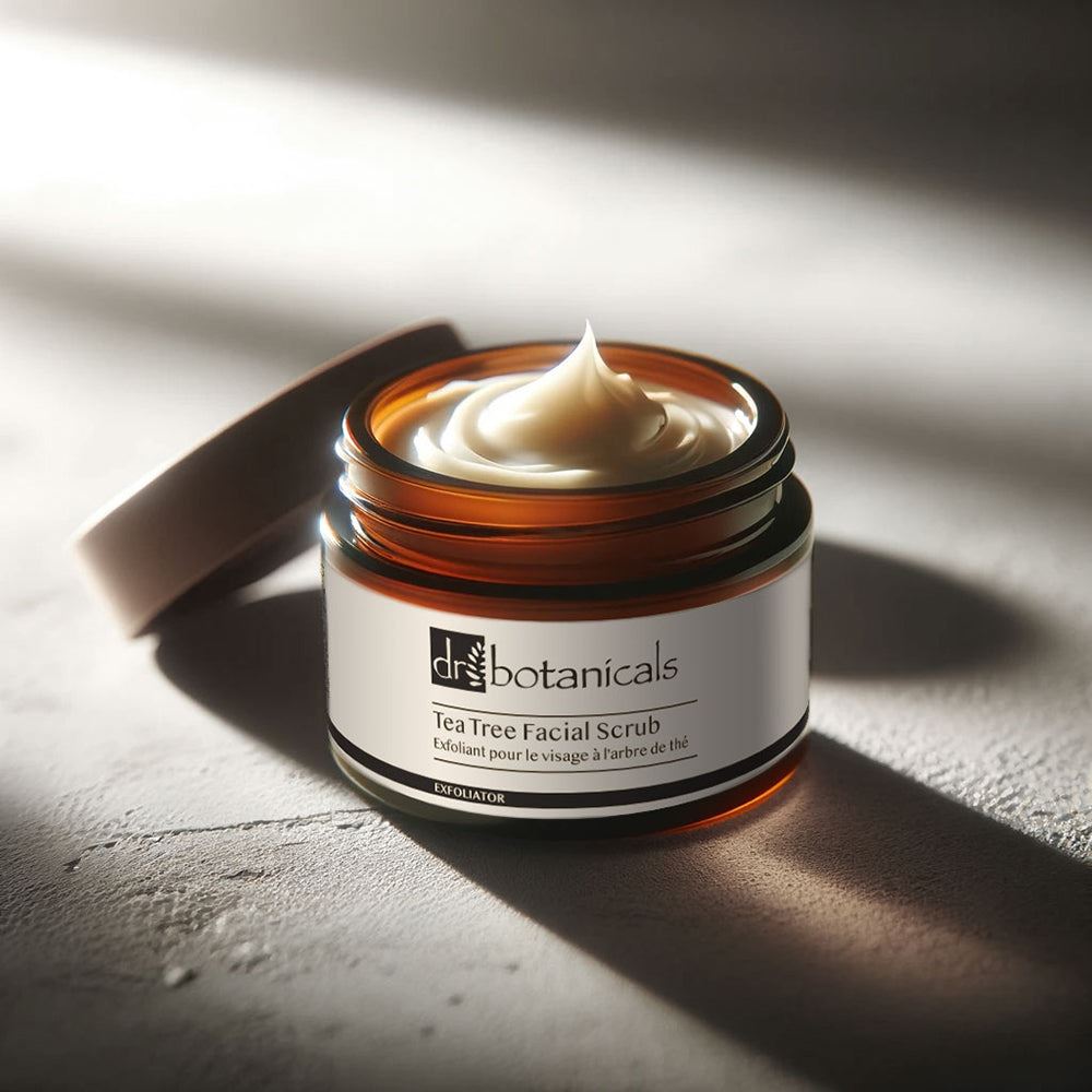 Teebaum-Gesichtspeeling, Lavendel &amp; Vitamin C, Tages- &amp; Nachtcreme, Teebaum-Körpercreme