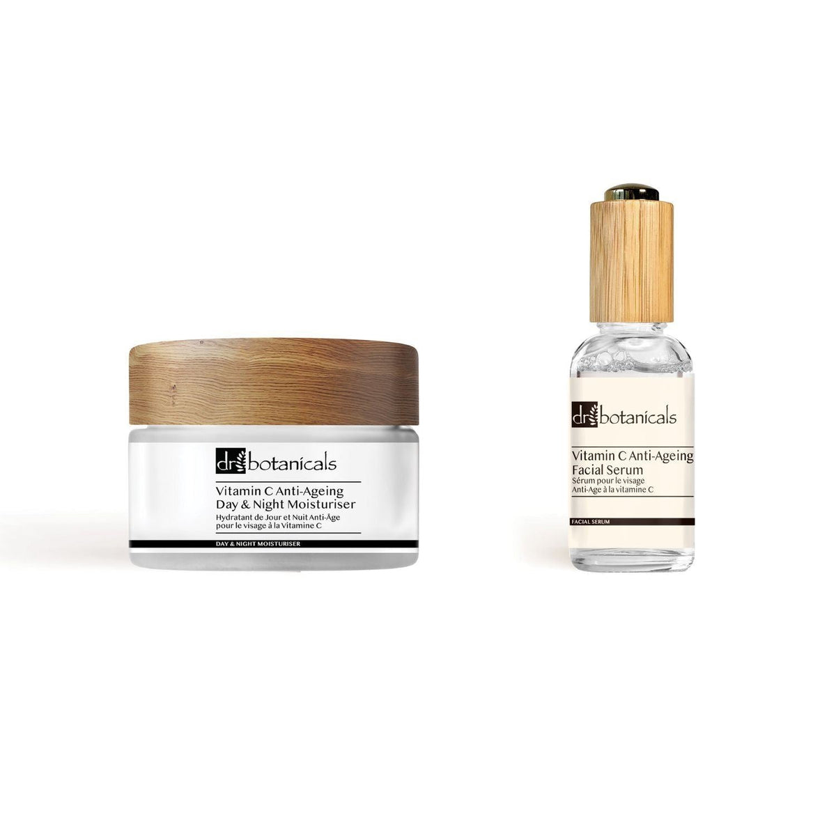 Dr Botanicals Vitamin C Anti-Ageing Facial Serum & Moisturiser Kit - skinChemists