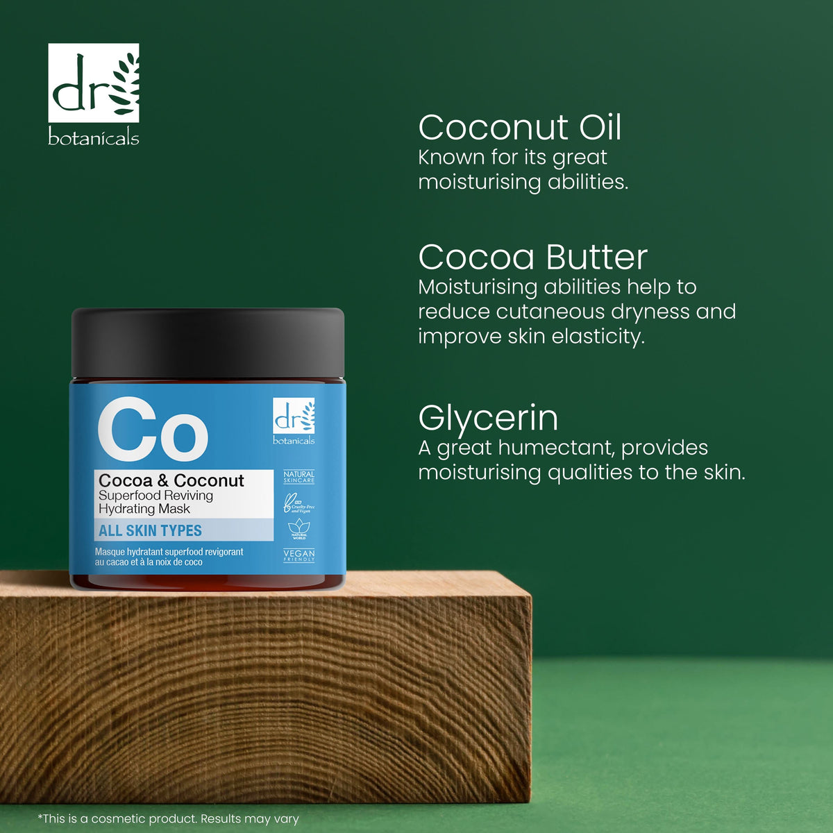 Cocoa & Coconut Superfood Reviving Hydrating Mask 60ml - skinChemists