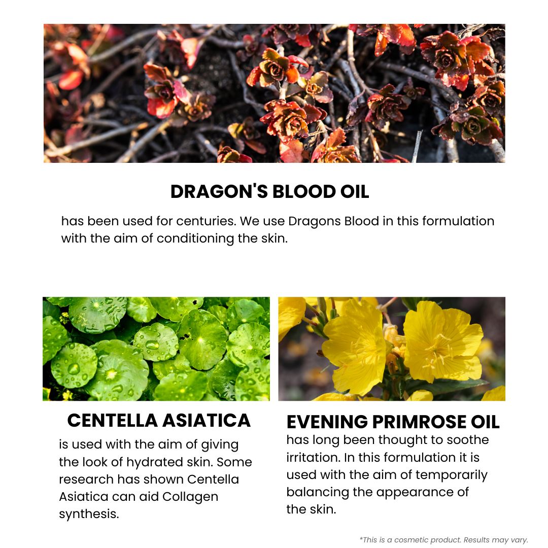 Sensitive Skin Serum Dragon's Blood 5%, Centella Asiatica 3%, Evening Primrose Oil 1% 30ml
