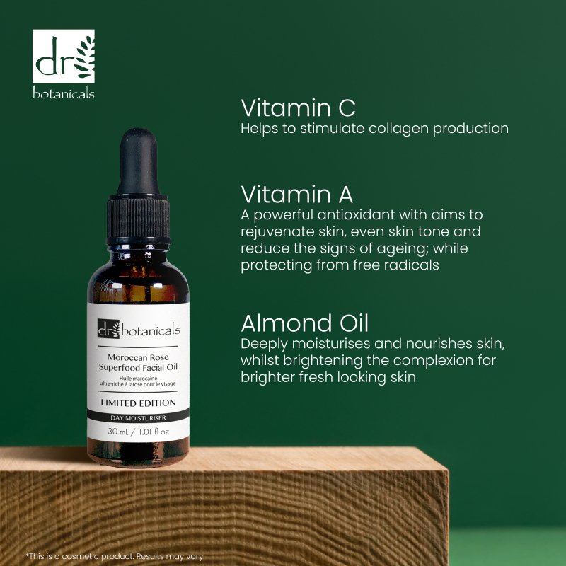 Moroccan Rose Superfood Facial Oil Limited Edition 30ml - skinChemists