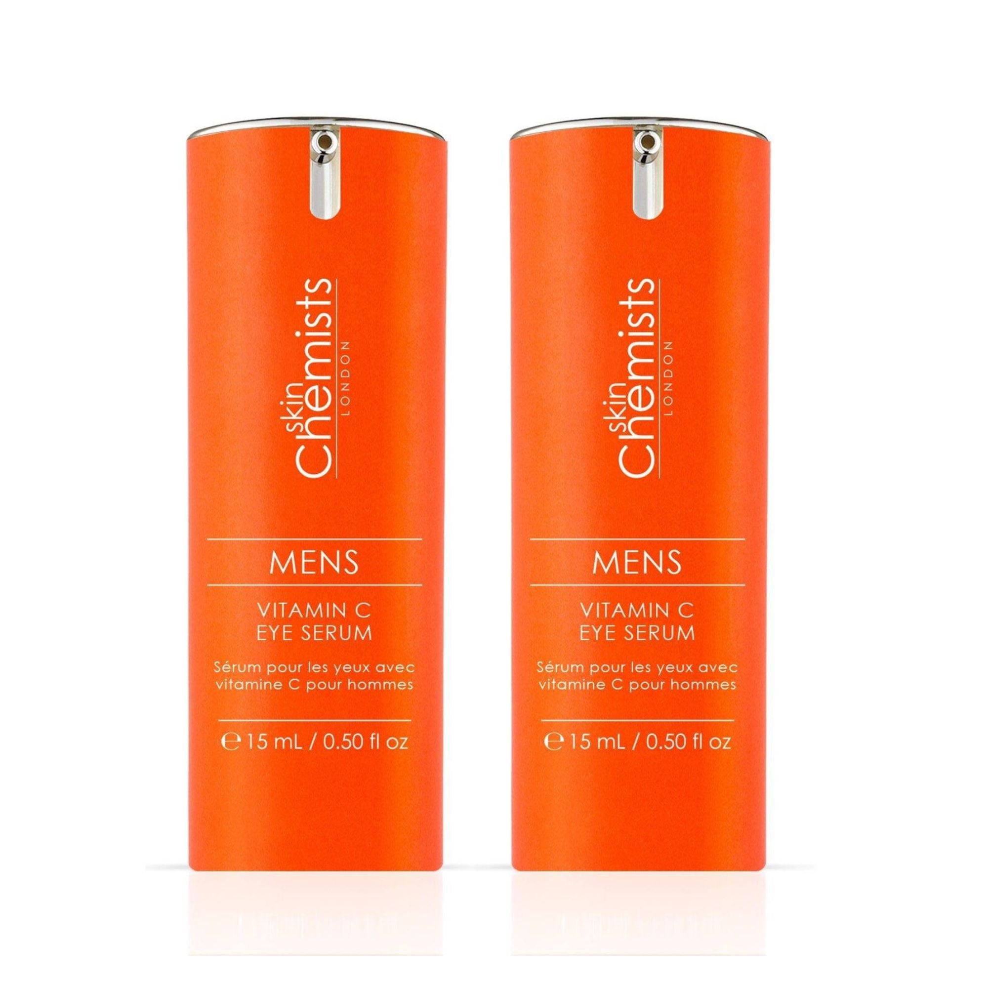 Men's Vitamin C Eye Serum 15ml Twin Value Savings Pack
