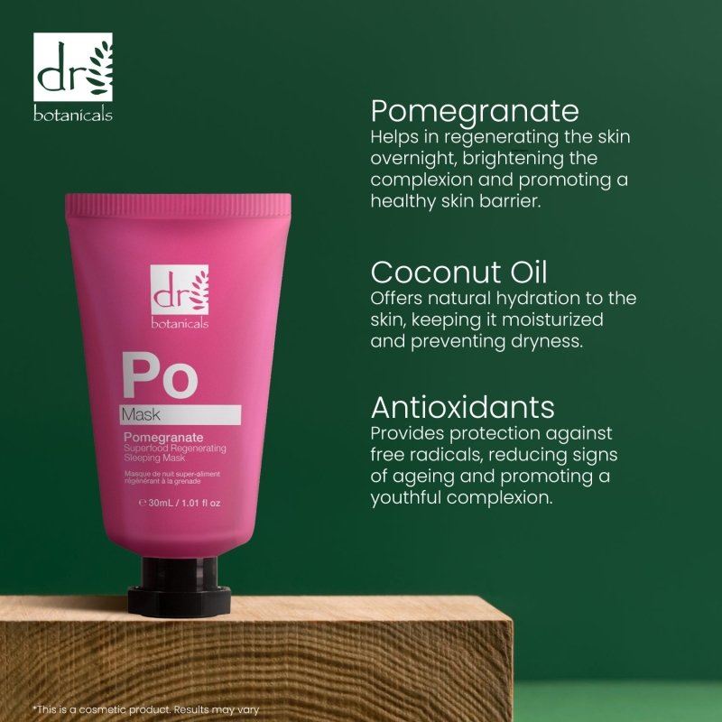 Masque de nuit régénérant anti-âge à la grenade (30 ml)
