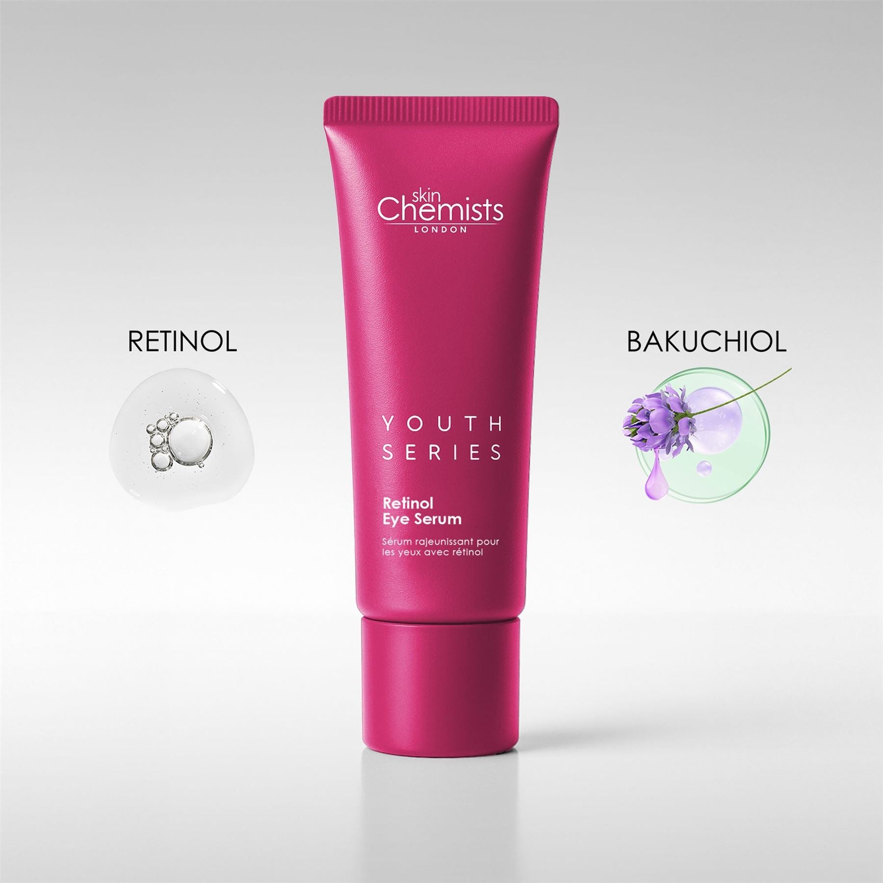 Sérum contour des yeux Youth Series au rétinol et au bakuchiol 15 ml