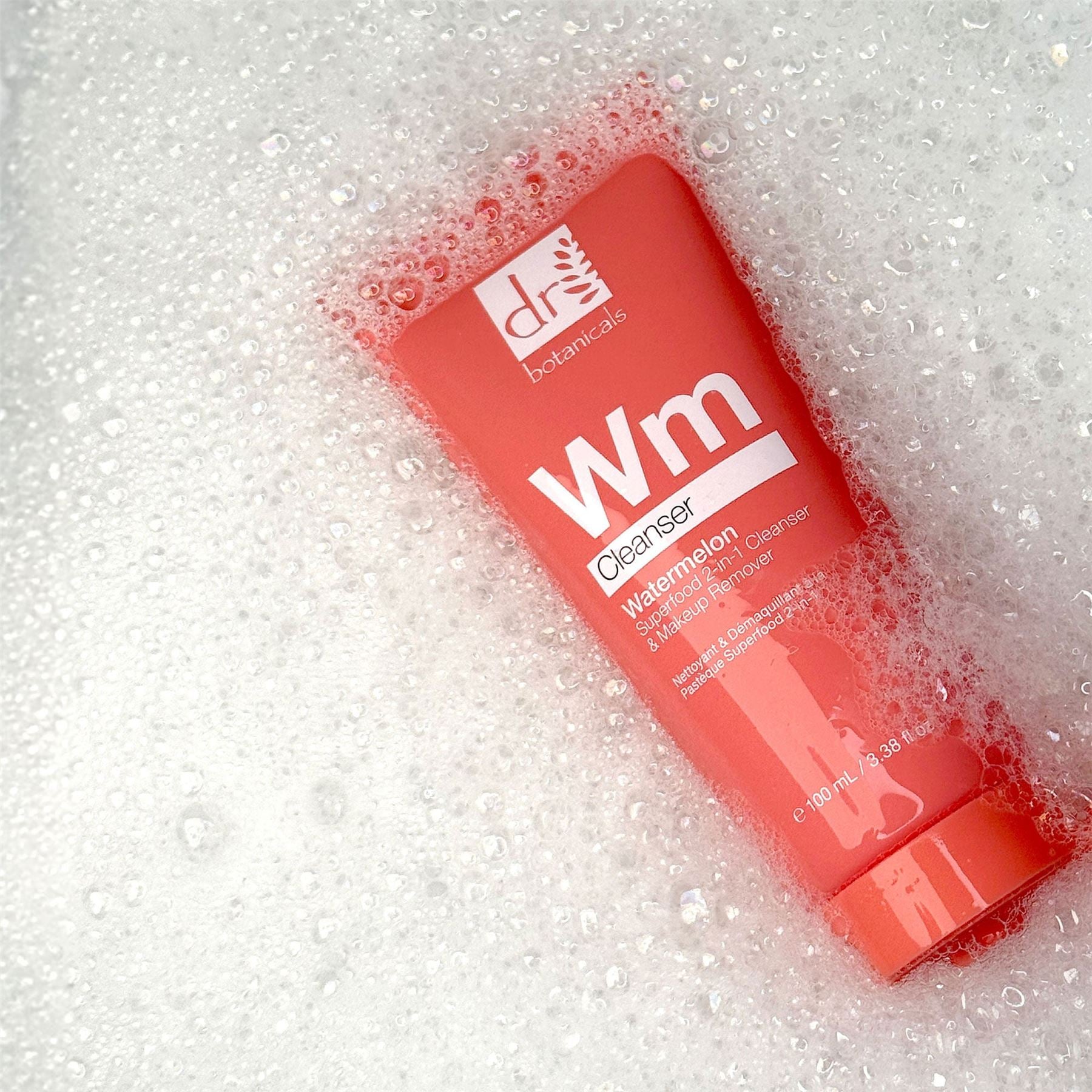 Watermelon 2-in-1 Cleanser & Makeup Remover with Glycolic Acid, Salicylic Acid and Lactic Acid 100ml