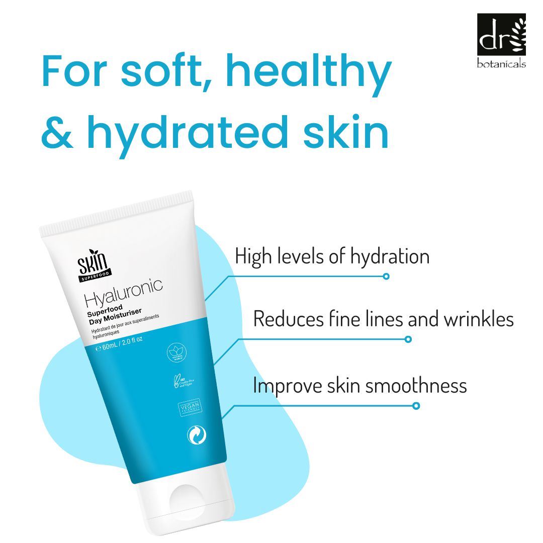 Crème de jour superaliment à l'acide hyaluronique 60 ml - Lot de 2 à prix avantageux