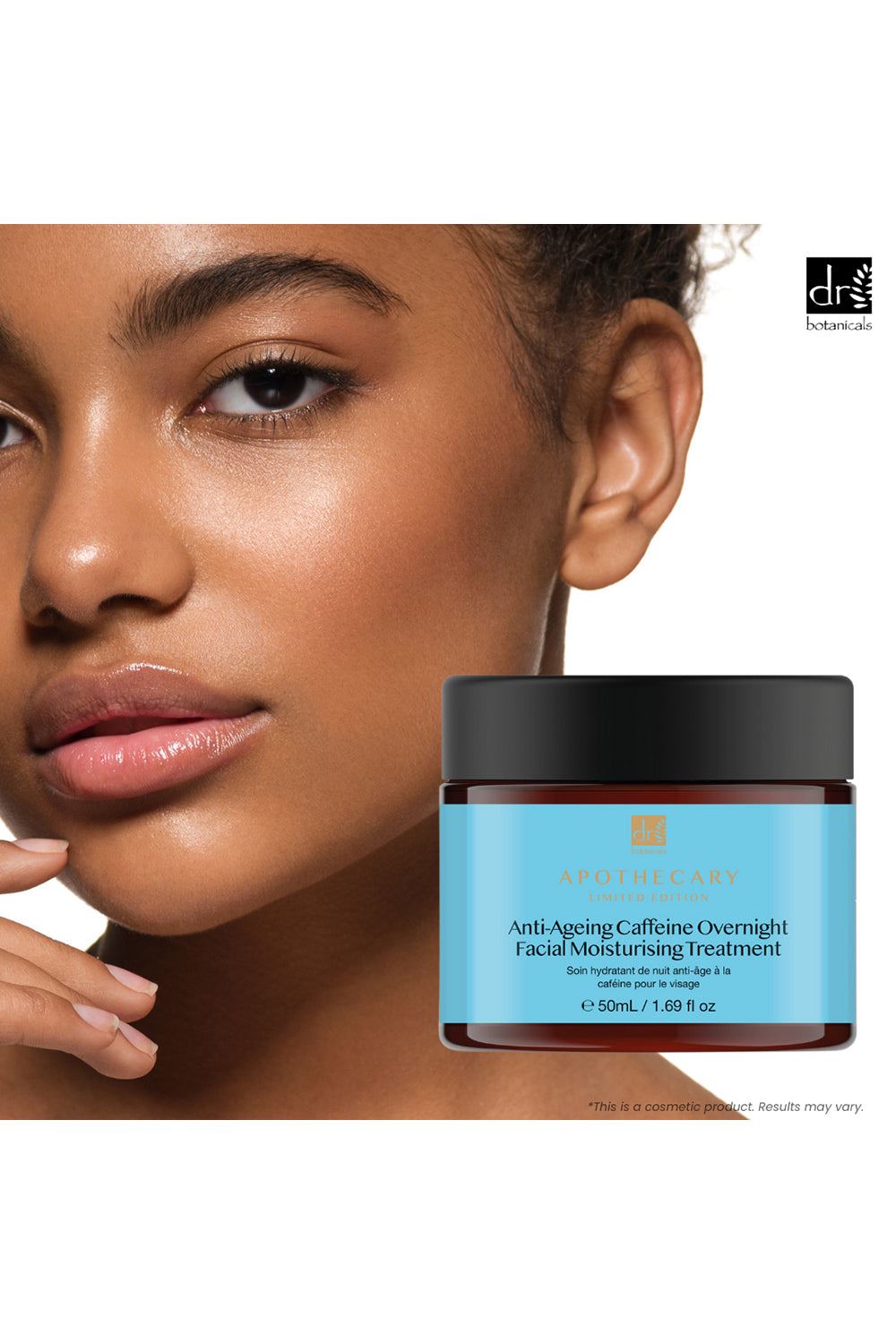 Anti-Ageing Caffeine Overnight Facial Moisturising Treatment 50ml + Unique Treatments Seaweed Repairing and Restoring Anti-Ageing Day Moisturiser - skinChemists