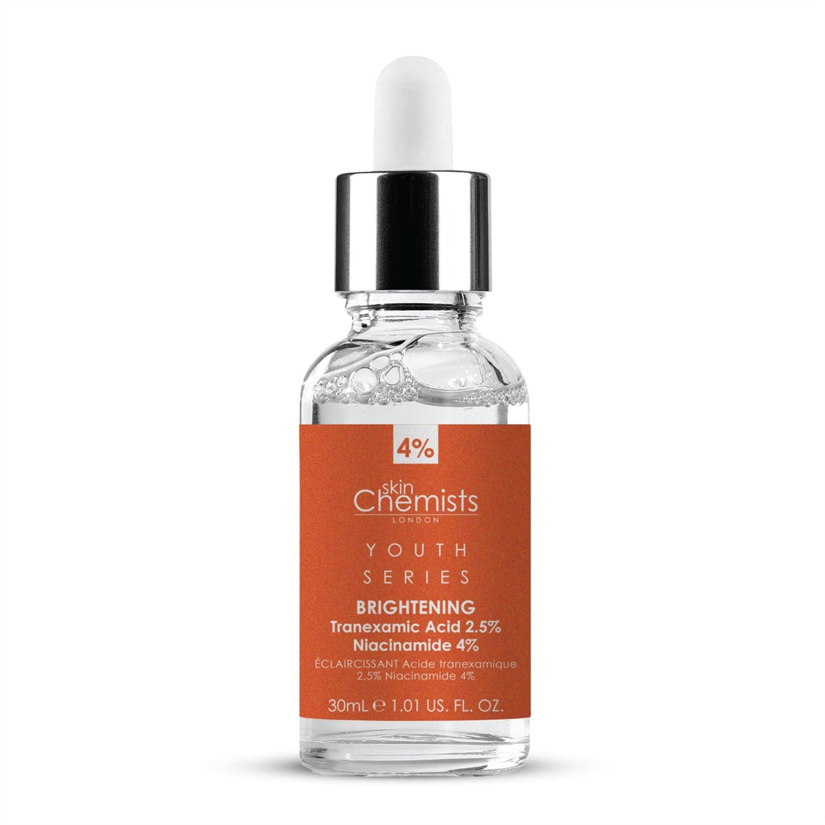 Tranexamic Acid 2.5%, Niacinamide 4% Brightening Facial Serum 30ml - skinChemists