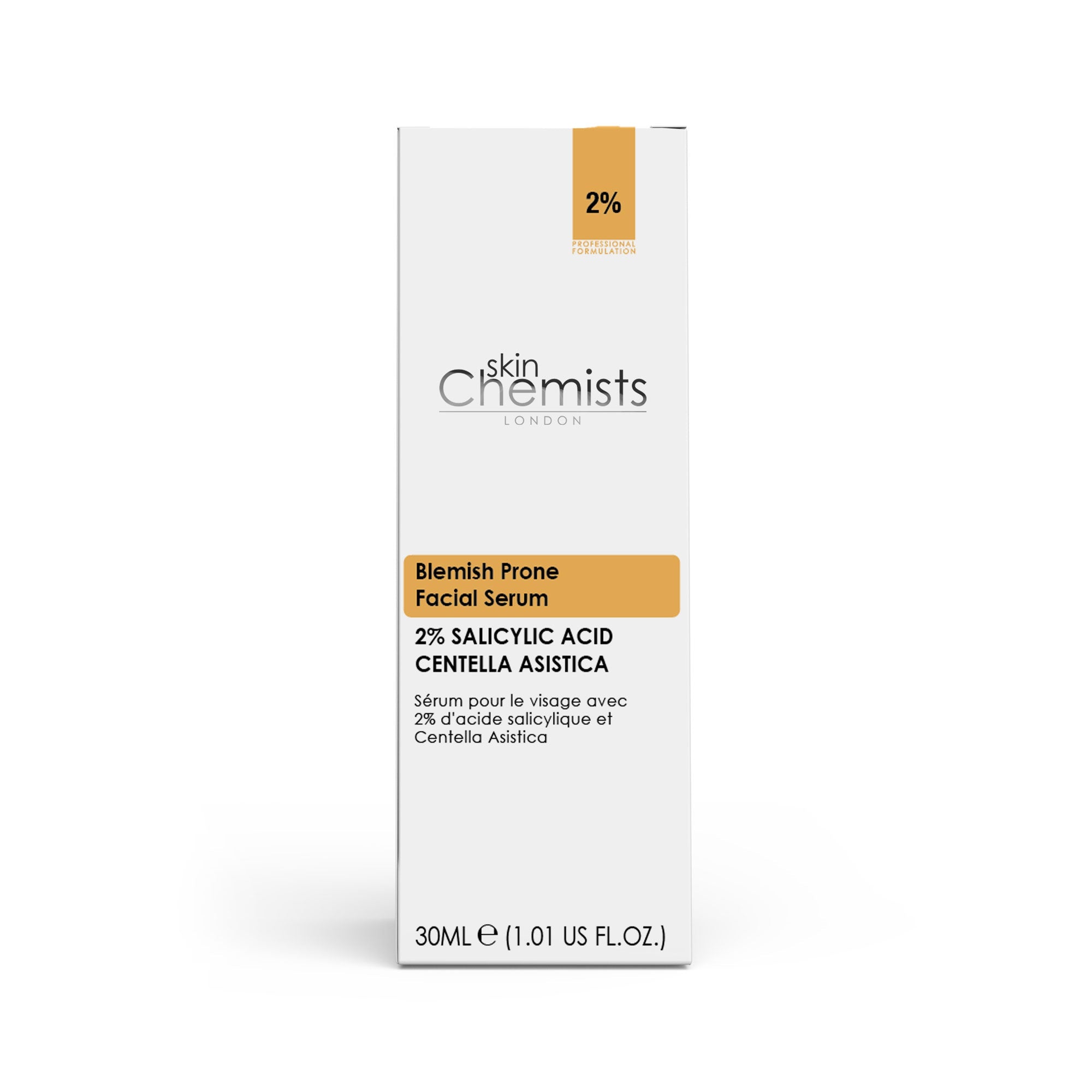 Acne Prone Serum Salicylic Acid 2%, Centella Asistica 3% 30ml - skinChemists