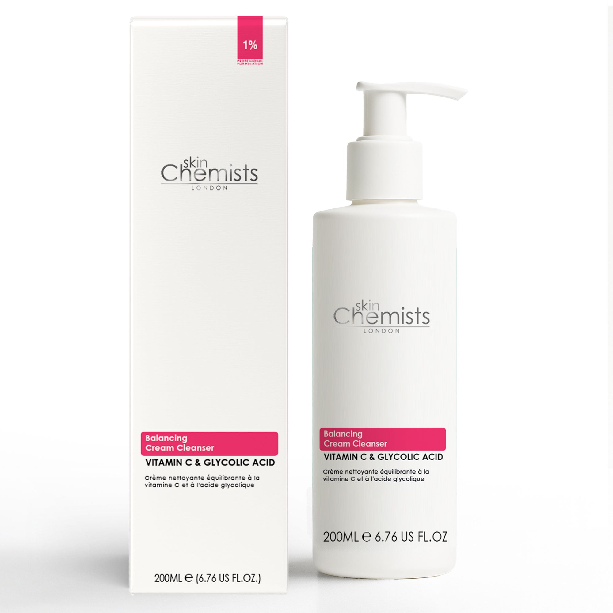 Balancing Vitamin C & Glycolic Acid Cream Cleanser 200ml