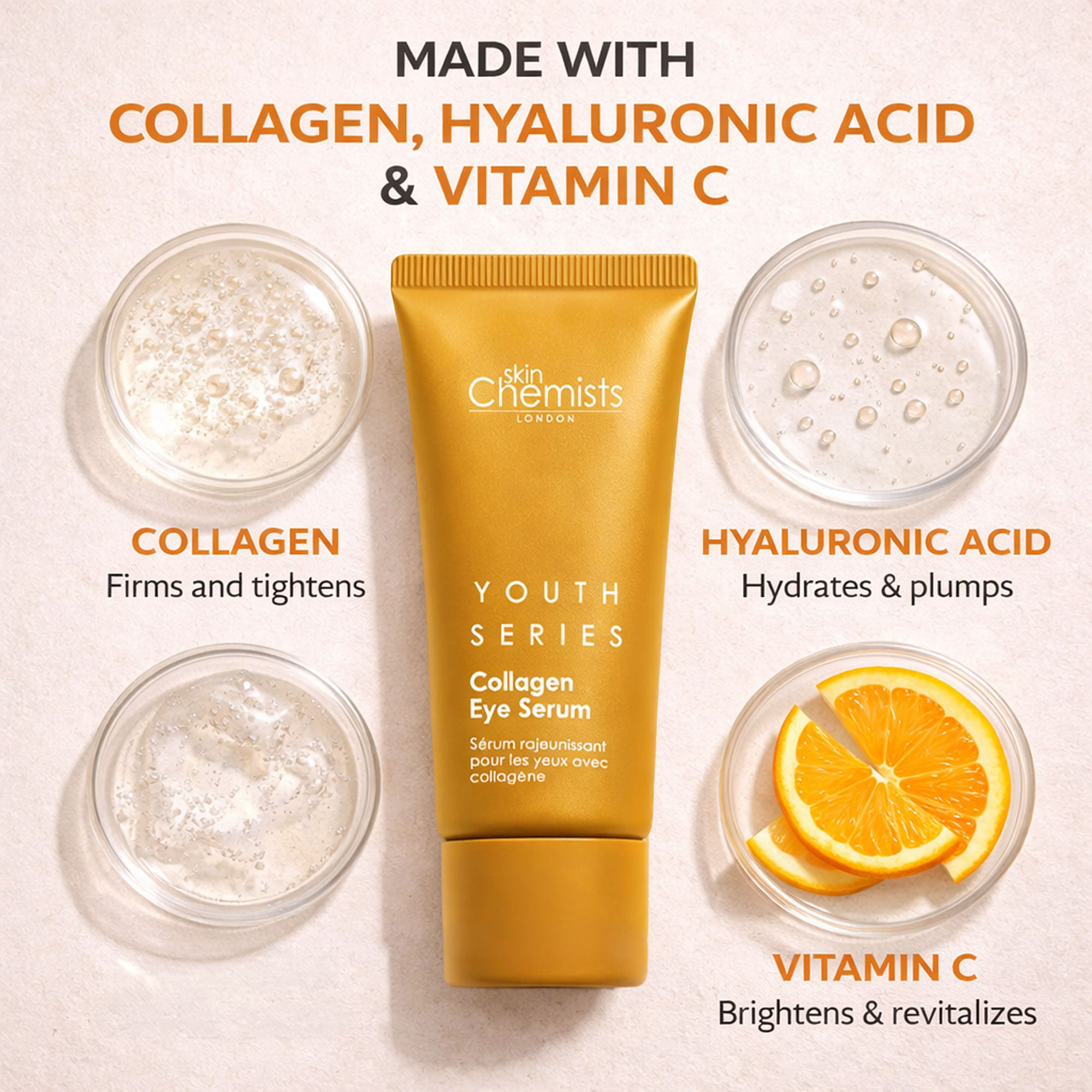 skinChemists Collagen Boost Eye Serum Treatment 15ml