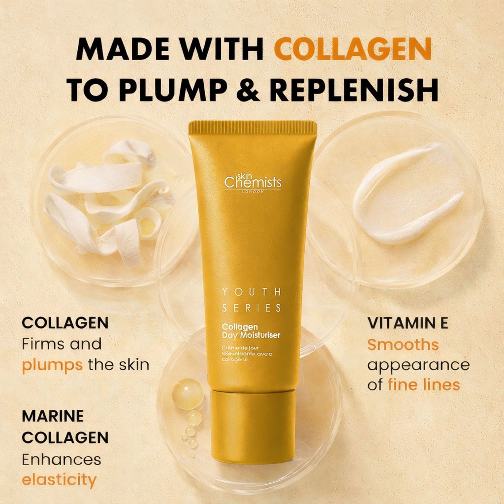 SkinChemists Crème de jour anti-âge au collagène 50 ml