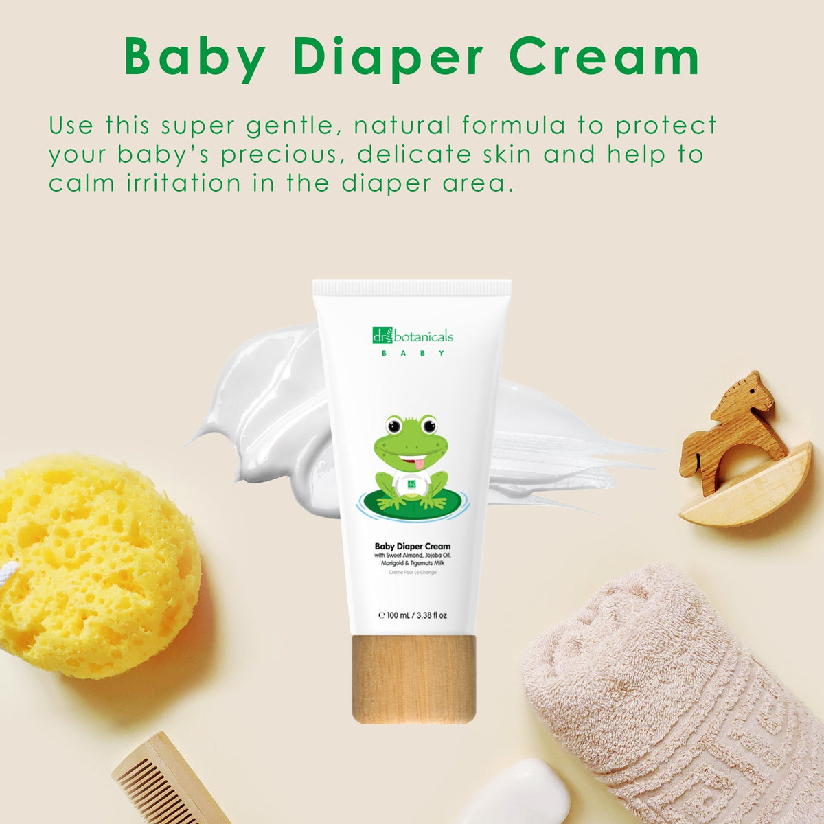 Jojoba & Sweet Almond Oil Baby Diaper Cream 100ml - skinChemists