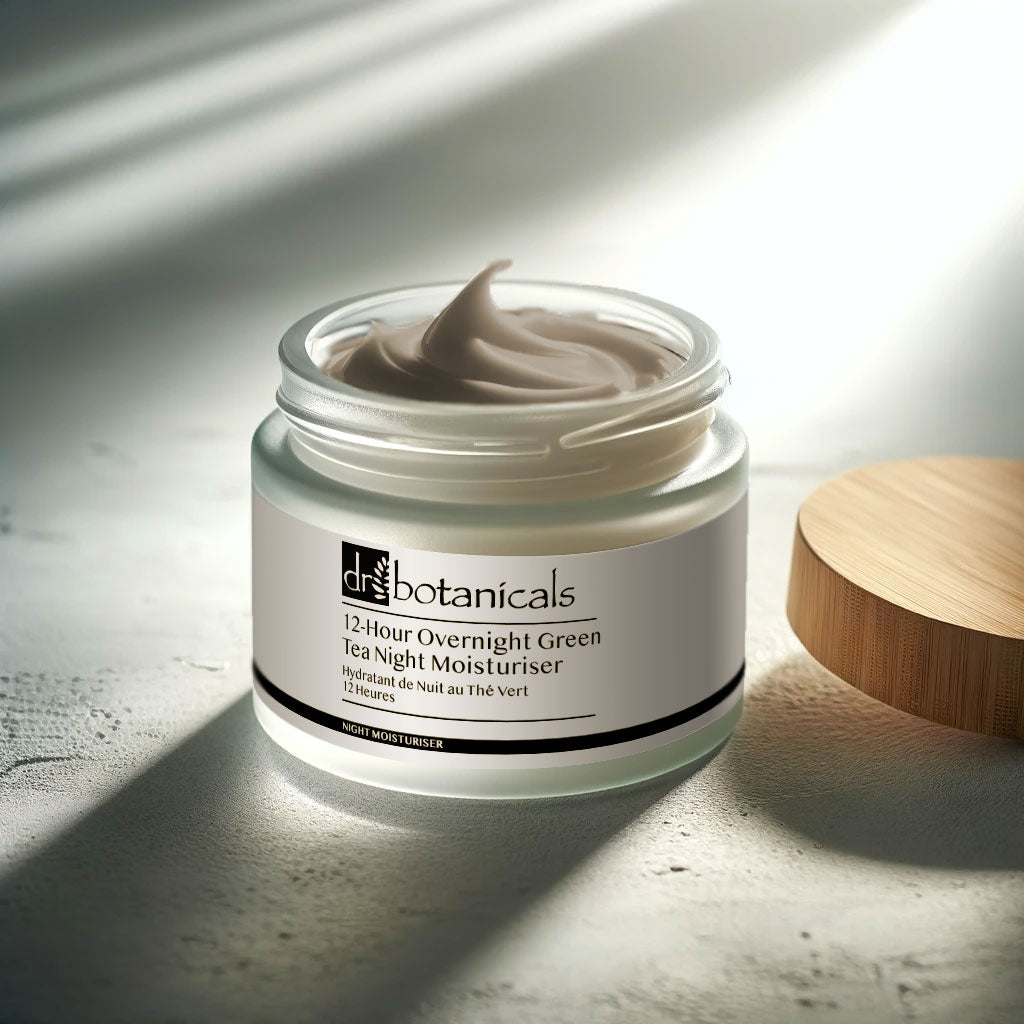 12-Hour Overnight Green Tea Night Moisturiser 50ml x 2 Duo Pack