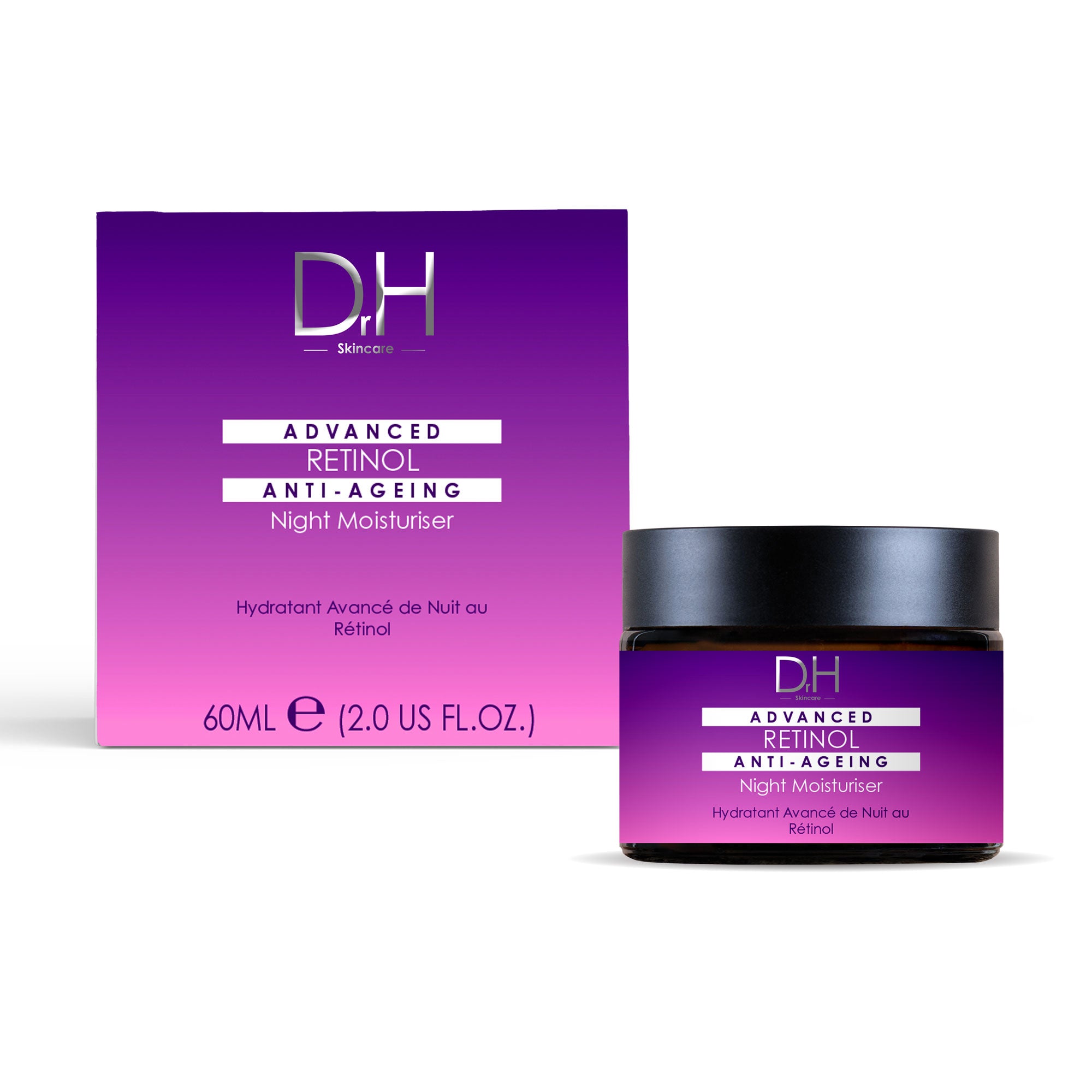 Hochwirksame Retinol-Anti-Aging-Nachtcreme 60 ml
