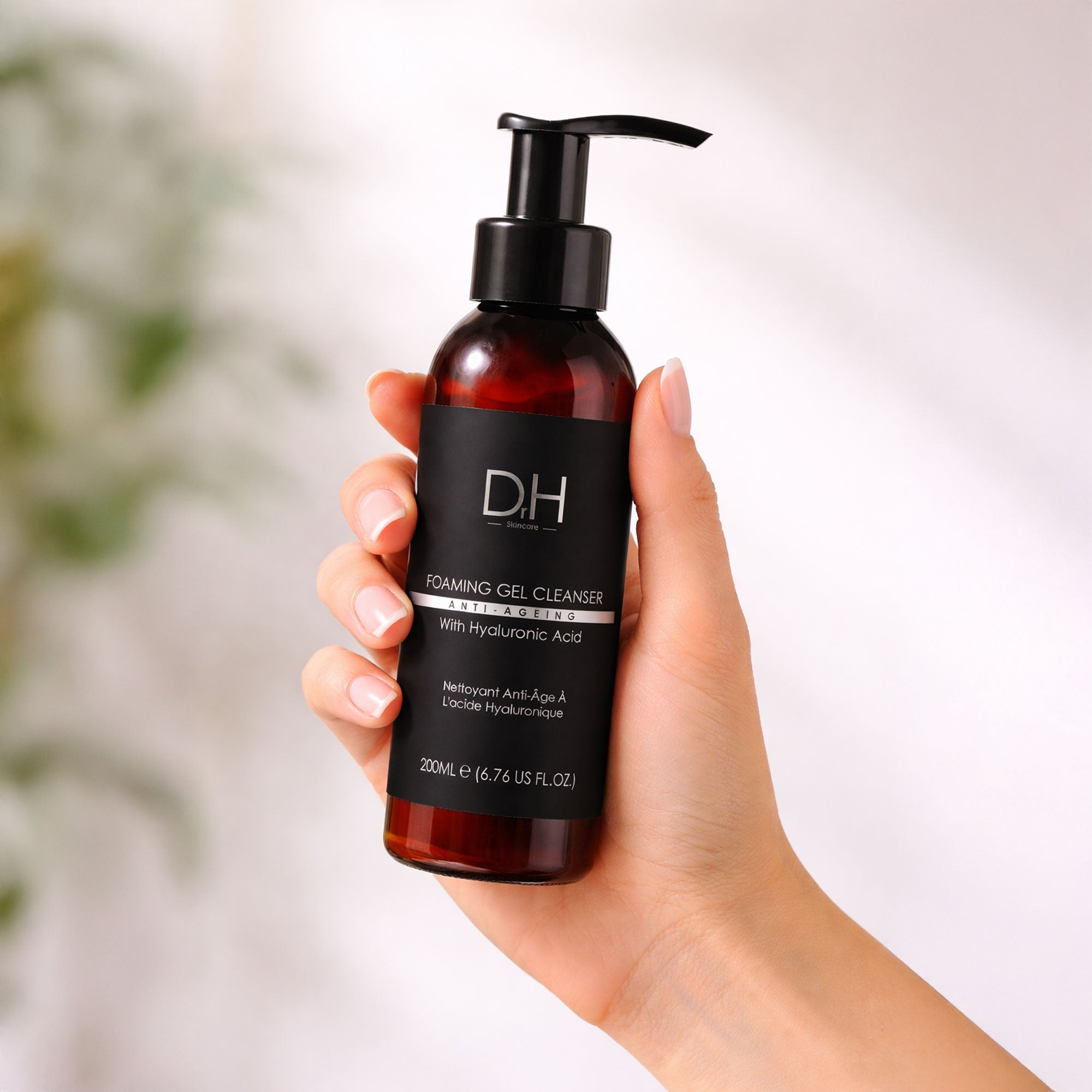 Dr H Anti-Ageing Foaming Gel Cleanser with Hyaluronic Acid 200ml