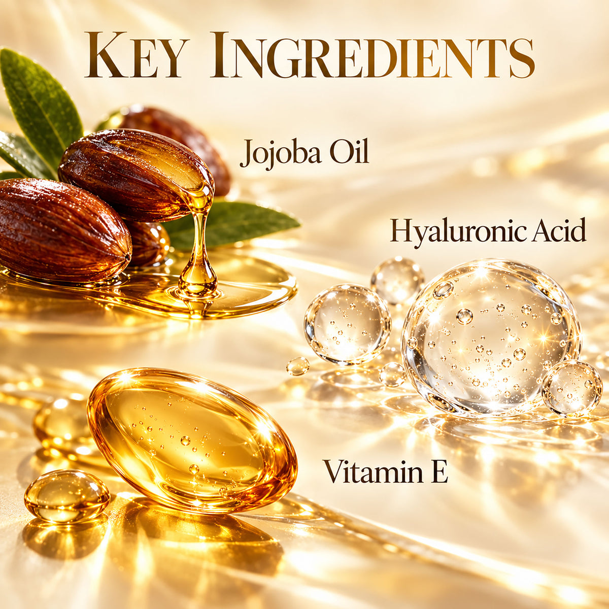 Gold-Schimmeröl mit Hyaluronsäure 30ml