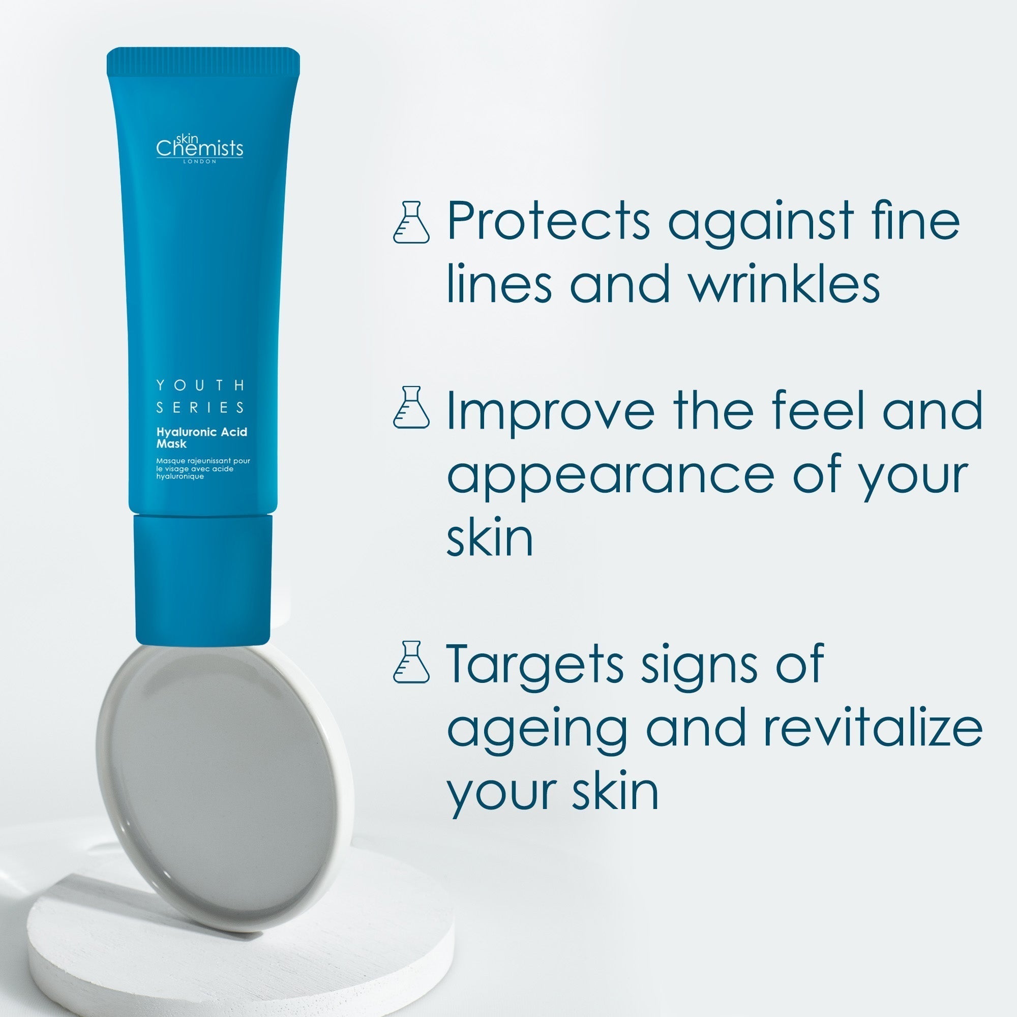 Youth Series 1% Hyaluronic Acid Mask 50ml x 2 Duo Pack