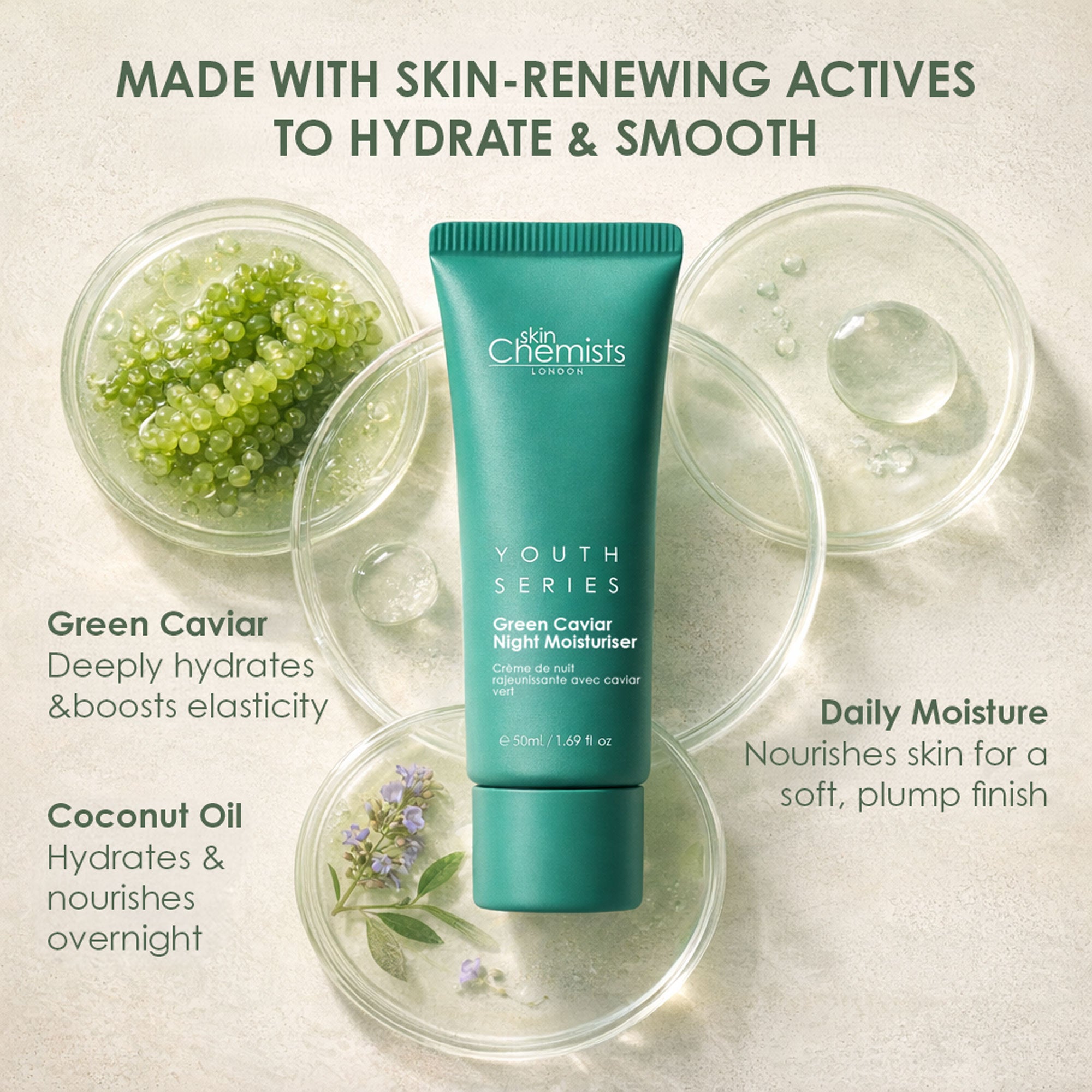 Youth Series Green Caviar Night Moisturiser 50ml