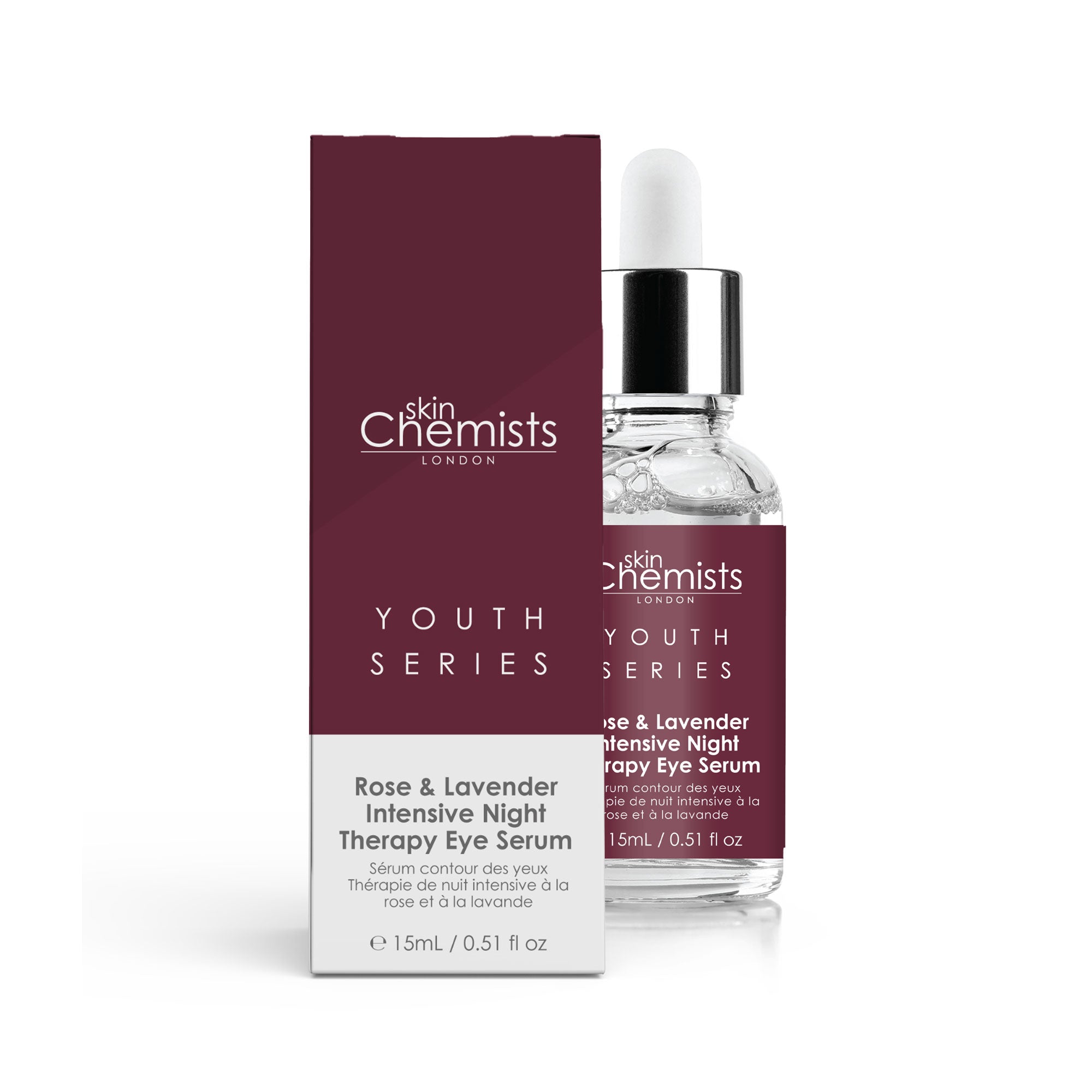 Youth Series Rose & Lavender Intensive Night Therapy Eye Serum 15ml