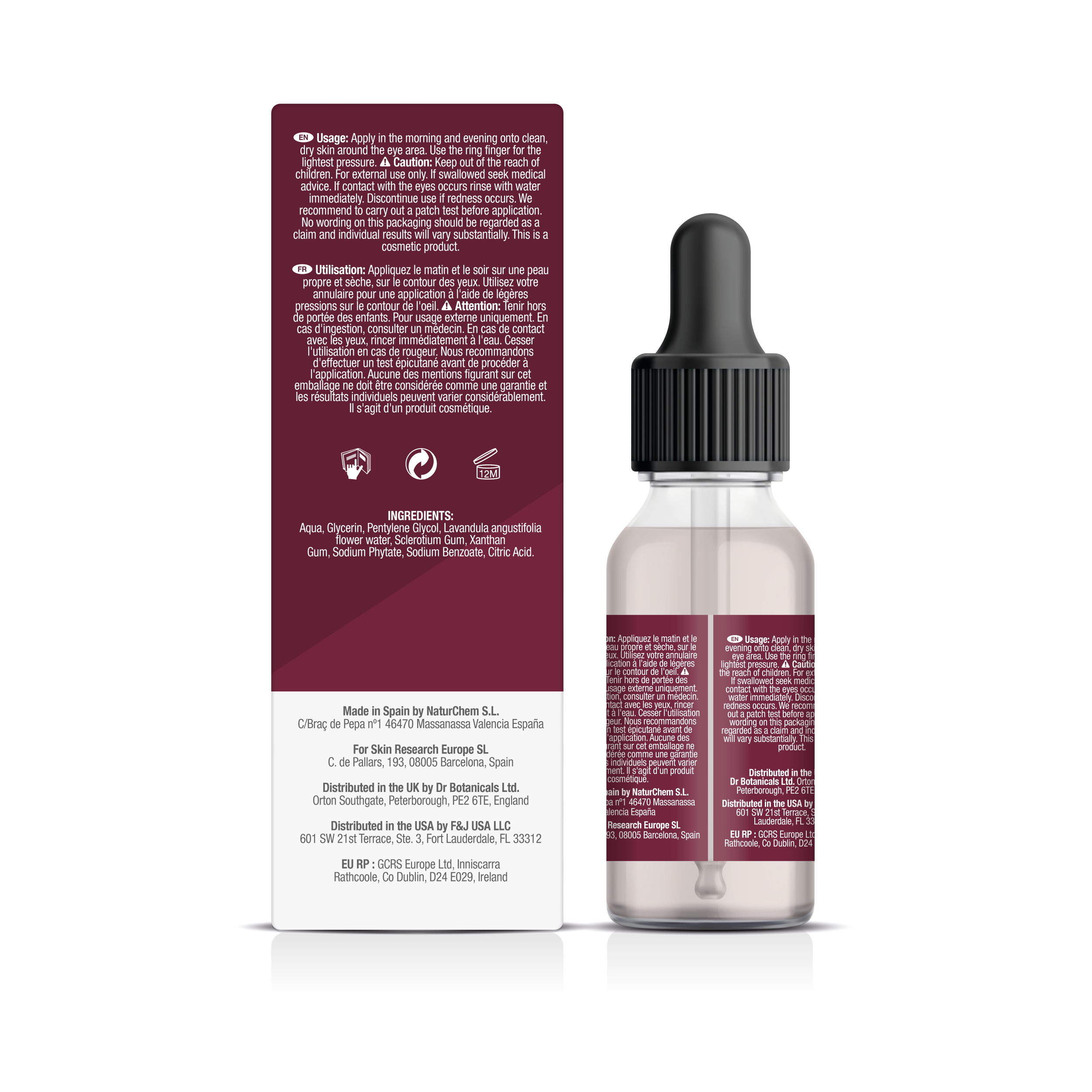 skinChemists Youth Series Rose &amp; Lavender Intensive Night Therapy Eye Serum 15 ml 