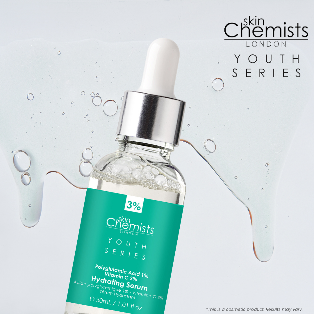 SkinChemists Youth Series Sérum hydratant 30 ml Acide polyglutamique 1 %, vitamine C 3 %
