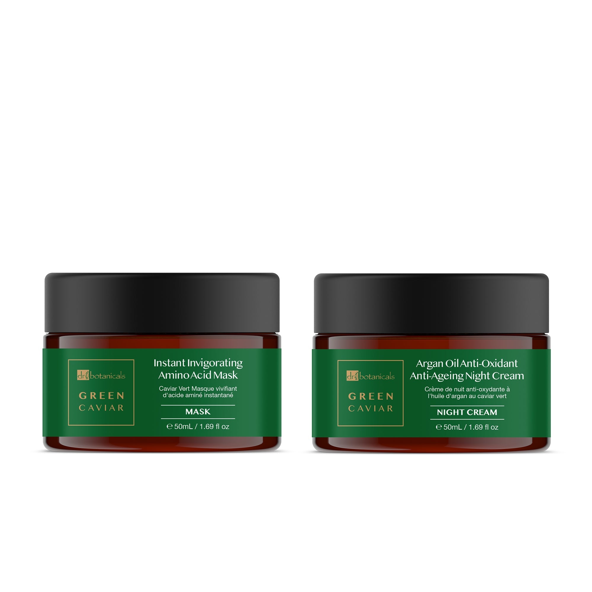 Anti-Ageing Green Caviar Night Cream & Mask