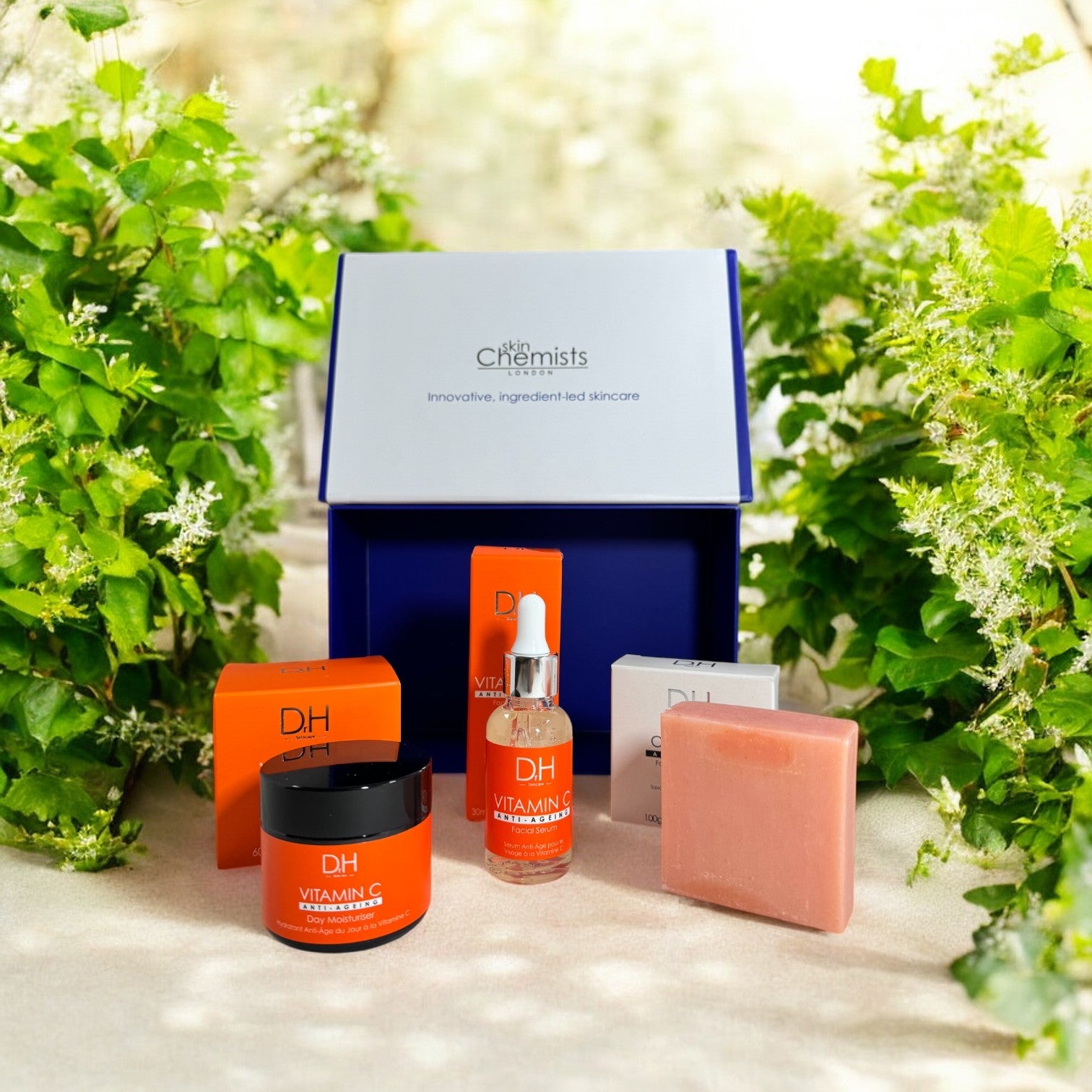 Dr H Vitamin C Anti-Ageing Morning Skincare New Year New Me Gift Set - skinChemists